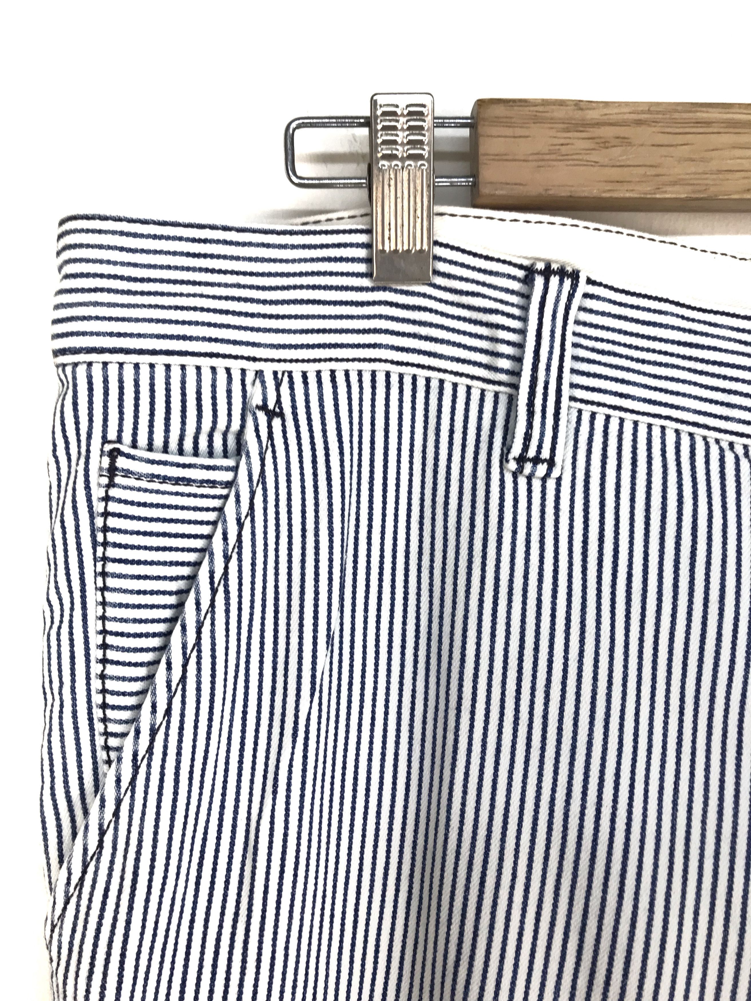 Jean Charles De Castelbajac CASTELBAJAC SPORT Striped Hickory Cargo Jeans Size US 34 / EU 50 - 2 Thumbnail