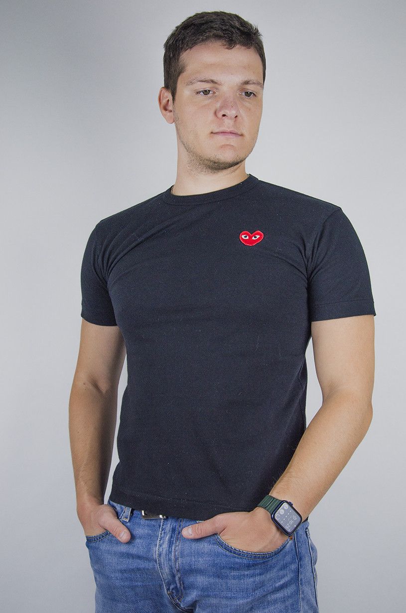 Comme des Garcons COMME DES GARCONS Play Red Heart T-Shirt Size US M / EU 48-50 / 2 - 2 Thumbnail
