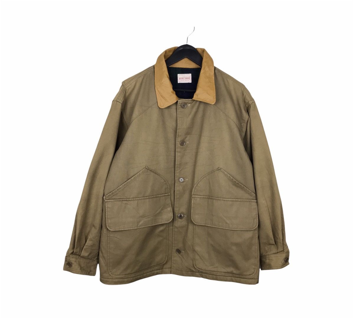 Japanese Brand × Vintage Vintage Hang Loose Workwear Cargo pocket Jacket Size US L / EU 52-54 / 3 - 1 Thumbnail