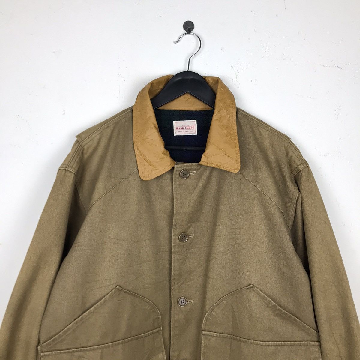 Japanese Brand × Vintage Vintage Hang Loose Workwear Cargo pocket Jacket Size US L / EU 52-54 / 3 - 2 Thumbnail