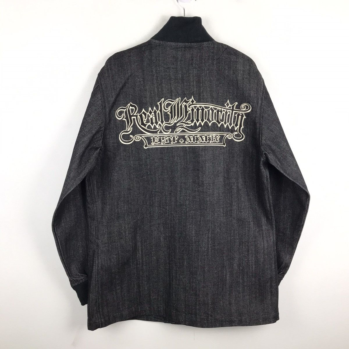 Designer × Japanese Brand × Vintage Vintage Japanese Denim Real minority Embroidery Jacket Size US L / EU 52-54 / 3 - 1 Thumbnail