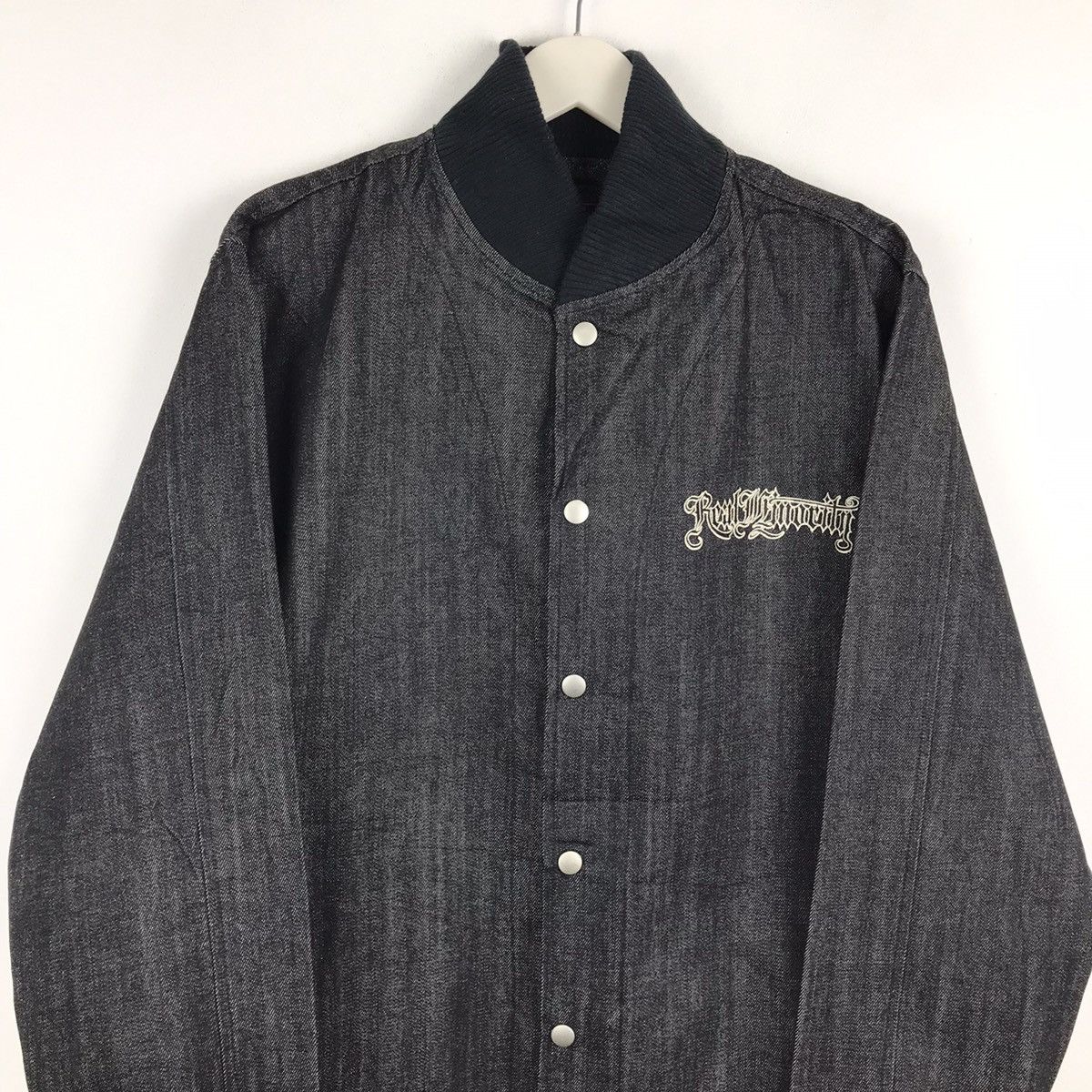 Designer × Japanese Brand × Vintage Vintage Japanese Denim Real minority Embroidery Jacket Size US L / EU 52-54 / 3 - 3 Thumbnail
