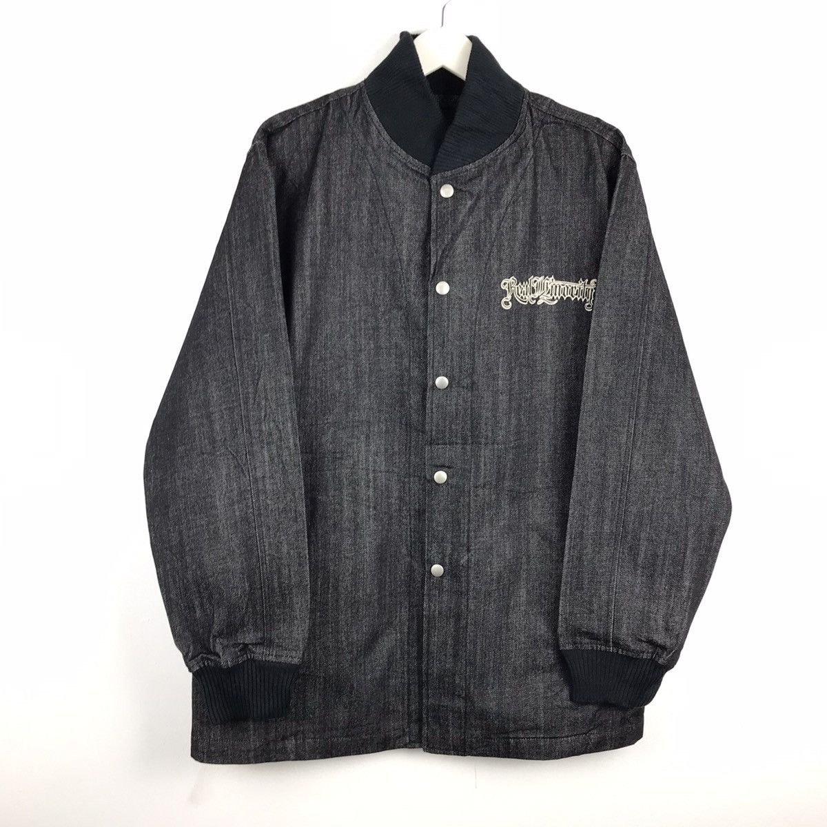 Designer × Japanese Brand × Vintage Vintage Japanese Denim Real minority Embroidery Jacket Size US L / EU 52-54 / 3 - 4 Thumbnail