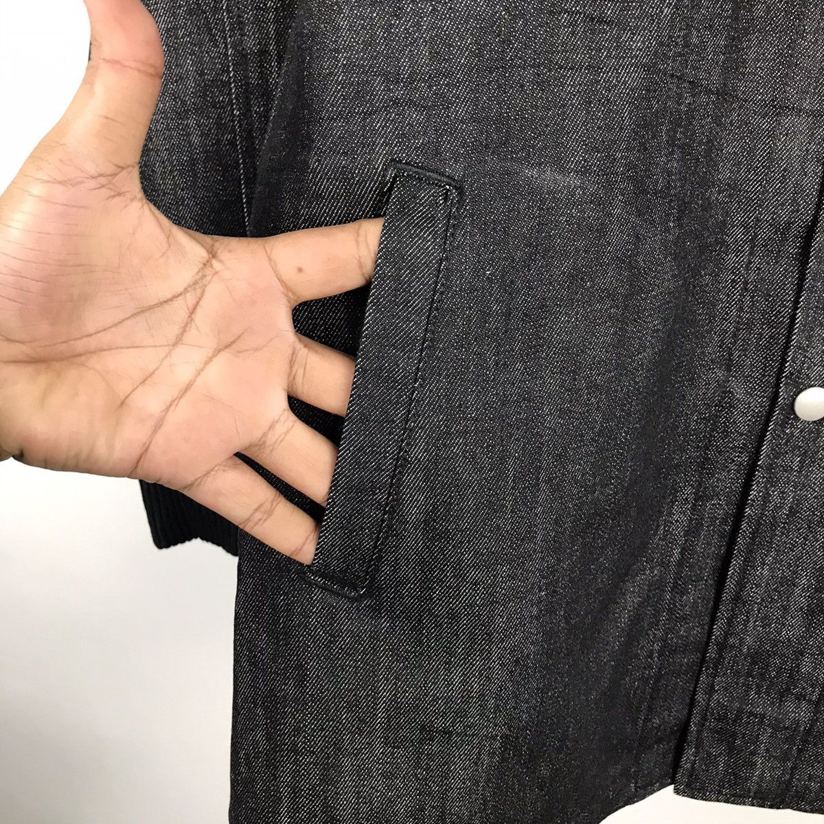 Designer × Japanese Brand × Vintage Vintage Japanese Denim Real minority Embroidery Jacket Size US L / EU 52-54 / 3 - 7 Thumbnail