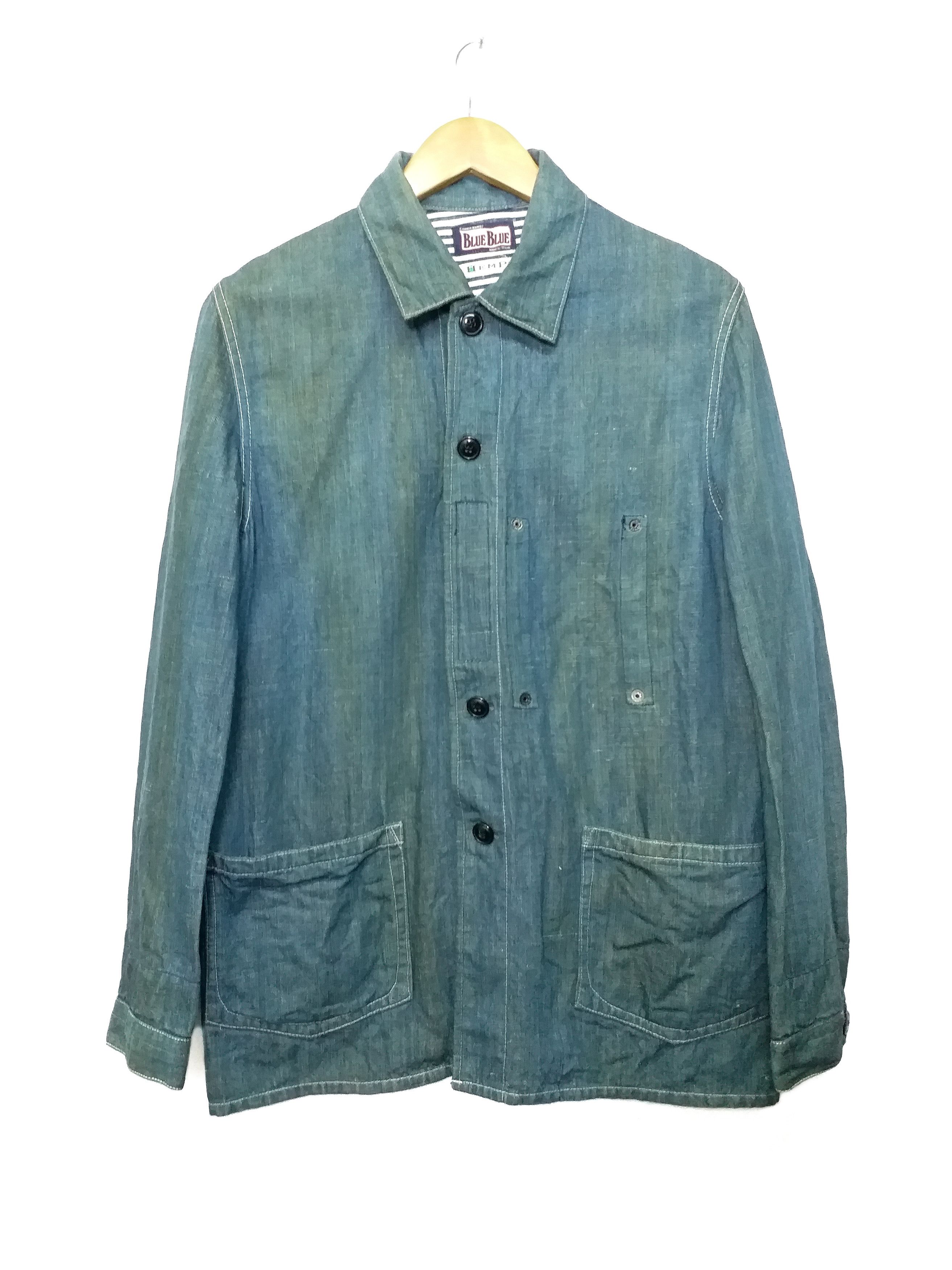 Blue Blue Japan ❌LAST CALLING💥Denim Blue Jacket Blue Blue Japan Size M Size US M / EU 48-50 / 2 - 1 Thumbnail