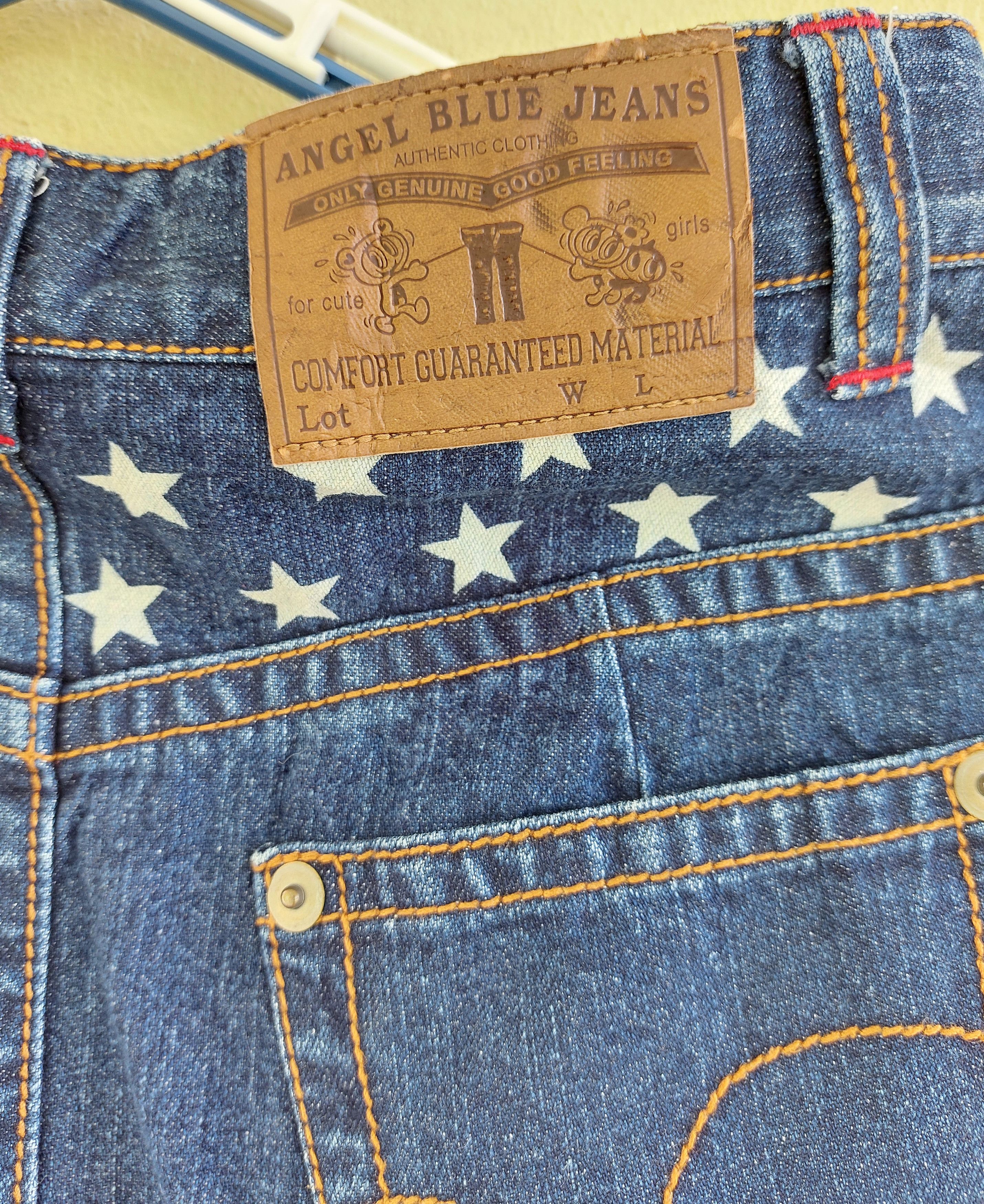 Hysteric Glamour ANGEL BLUE JEANS patchwork mini skirt Size 26" / US 2 / IT 38 - 4 Thumbnail