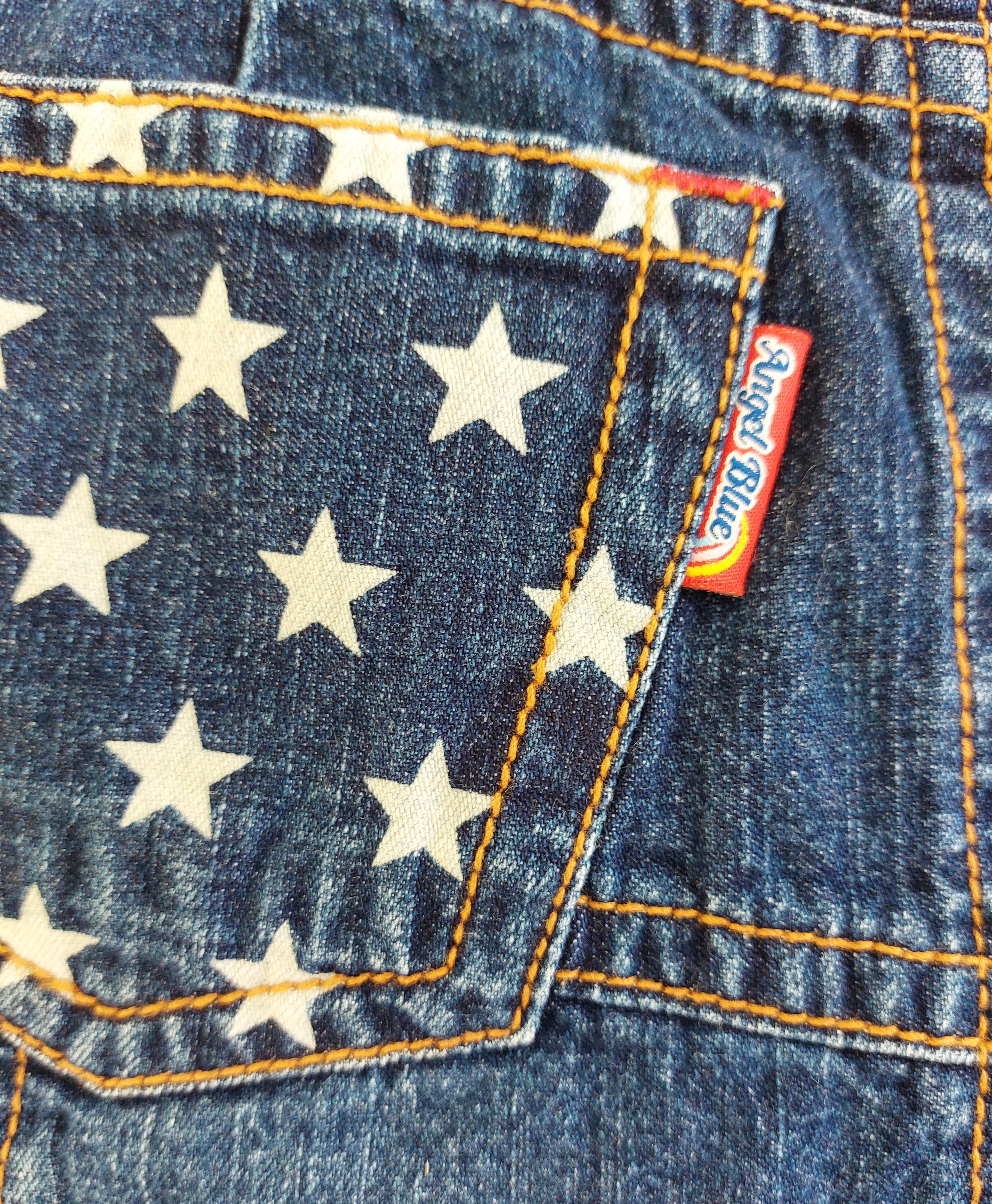 Hysteric Glamour ANGEL BLUE JEANS patchwork mini skirt Size 26" / US 2 / IT 38 - 5 Thumbnail