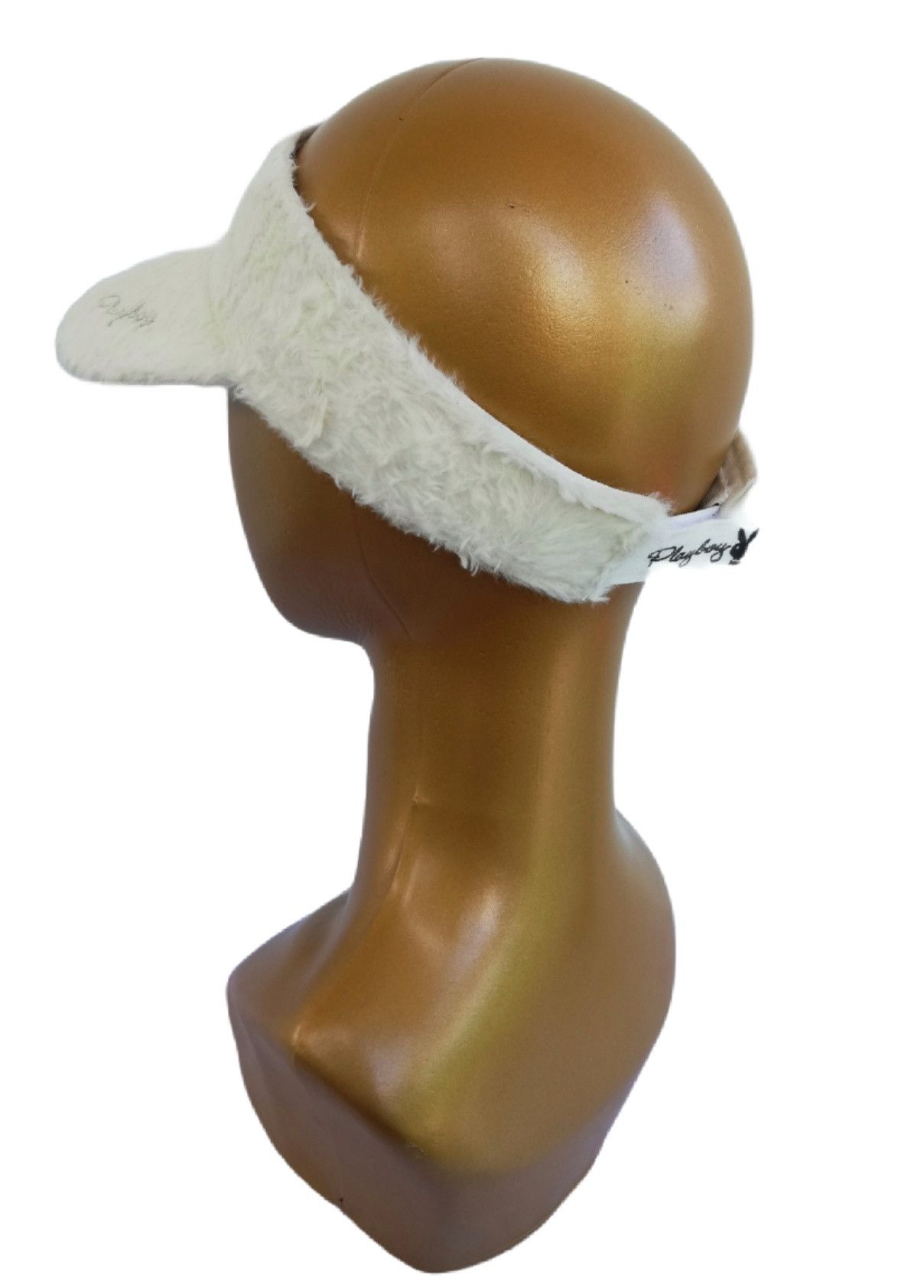 Playboy 🔥Playboy Design Fleece Fur Half Cap / Hat Cap Rayon🔥 Size ONE SIZE - 3 Thumbnail