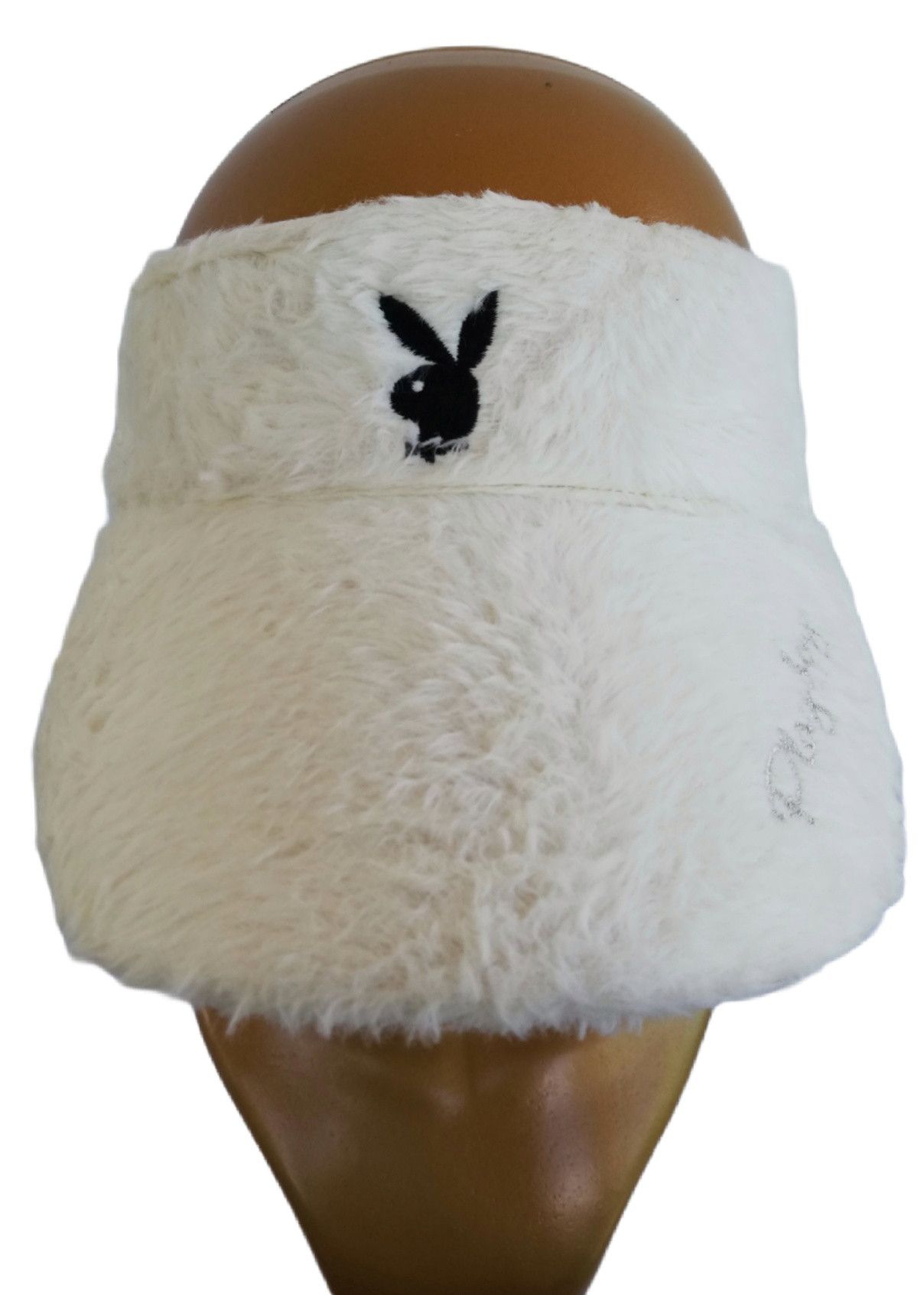 Playboy 🔥Playboy Design Fleece Fur Half Cap / Hat Cap Rayon🔥 Size ONE SIZE - 10 Thumbnail