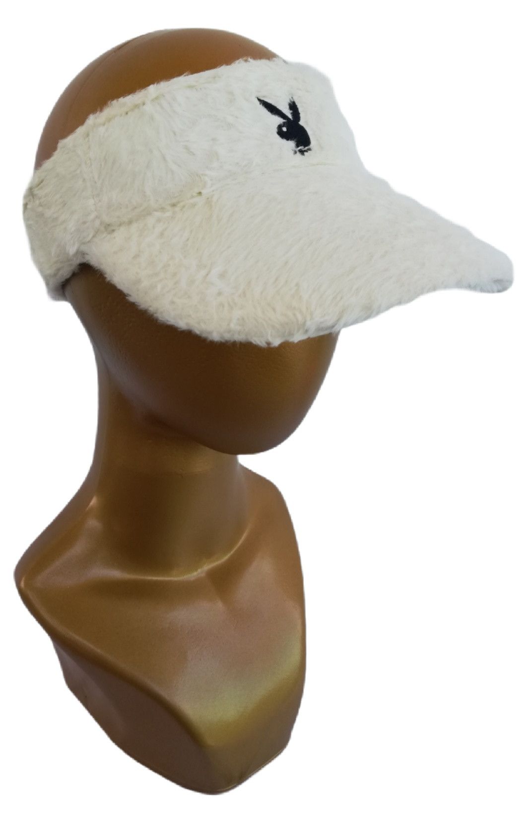 Playboy 🔥Playboy Design Fleece Fur Half Cap / Hat Cap Rayon🔥 Size ONE SIZE - 7 Thumbnail