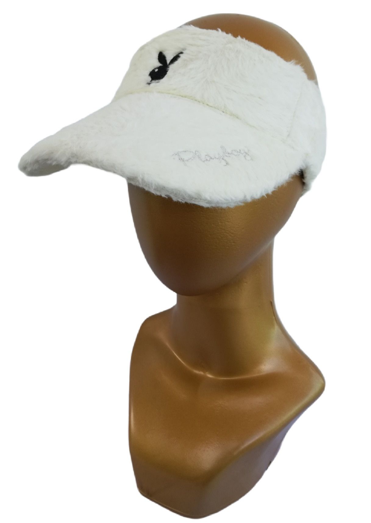 Playboy 🔥Playboy Design Fleece Fur Half Cap / Hat Cap Rayon🔥 Size ONE SIZE - 1 Thumbnail