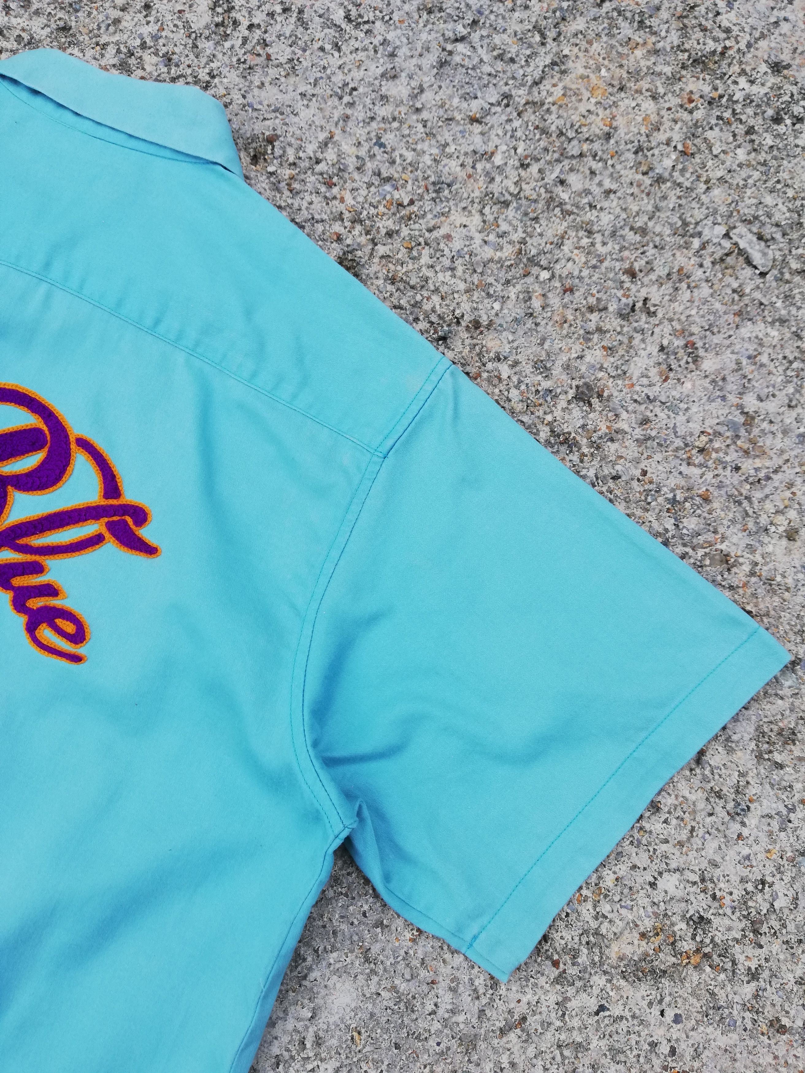 Japanese Brand × Vintage 🔥China Blue Blood Brothers Embroidery Bowling Shirt Japan Size US S / EU 44-46 / 1 - 3 Thumbnail