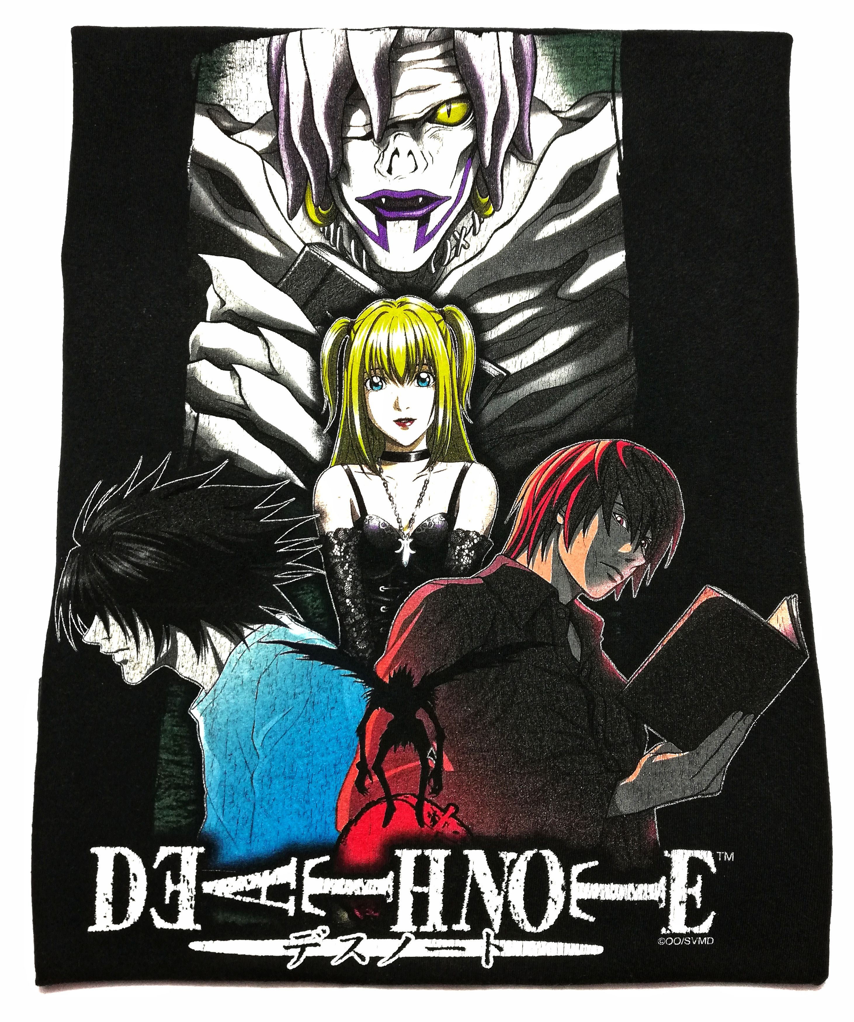 Japanese Brand 🔥Vintage 2000's TM SVMD Death Note Black Anime Tee ...