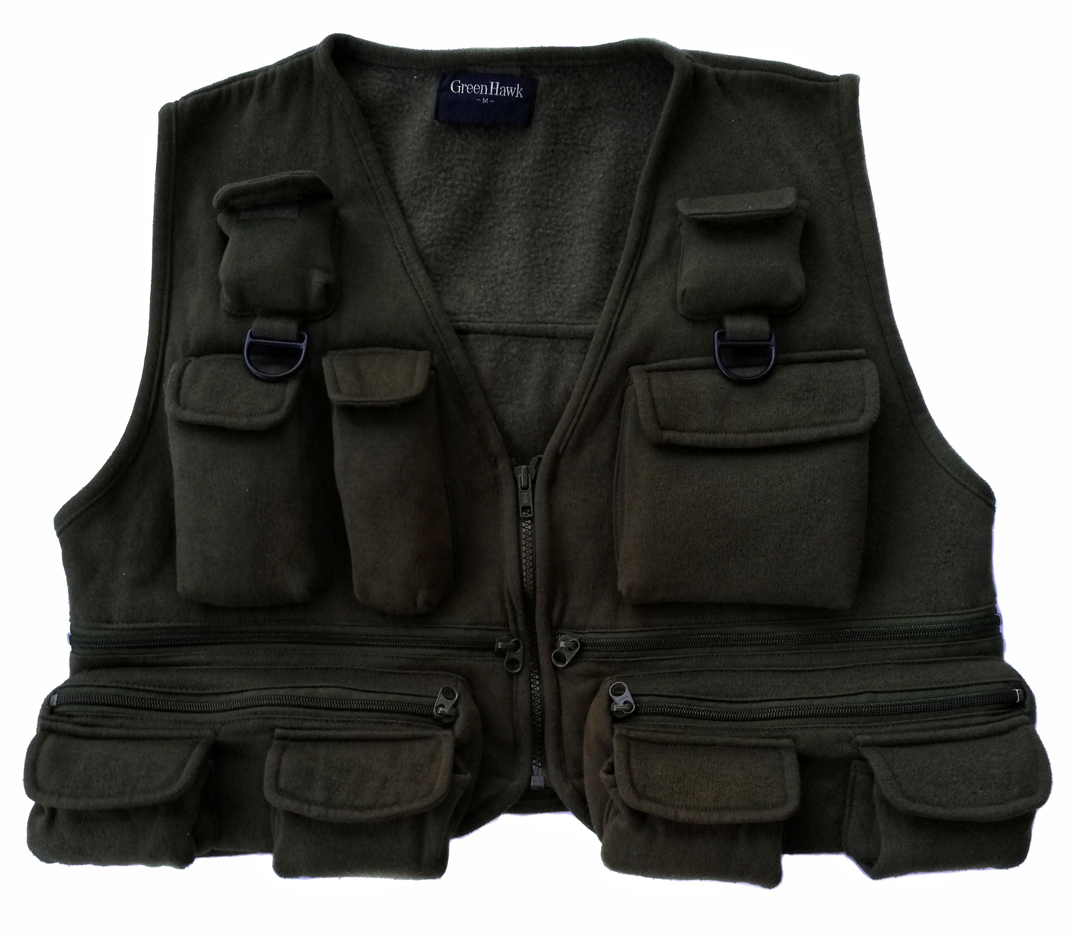 Designer × Japanese Brand 🔥Green Hawk Tactical Utility Multi Pocket Vest Jacket🔥 Size US M / EU 48-50 / 2 - 1 Thumbnail