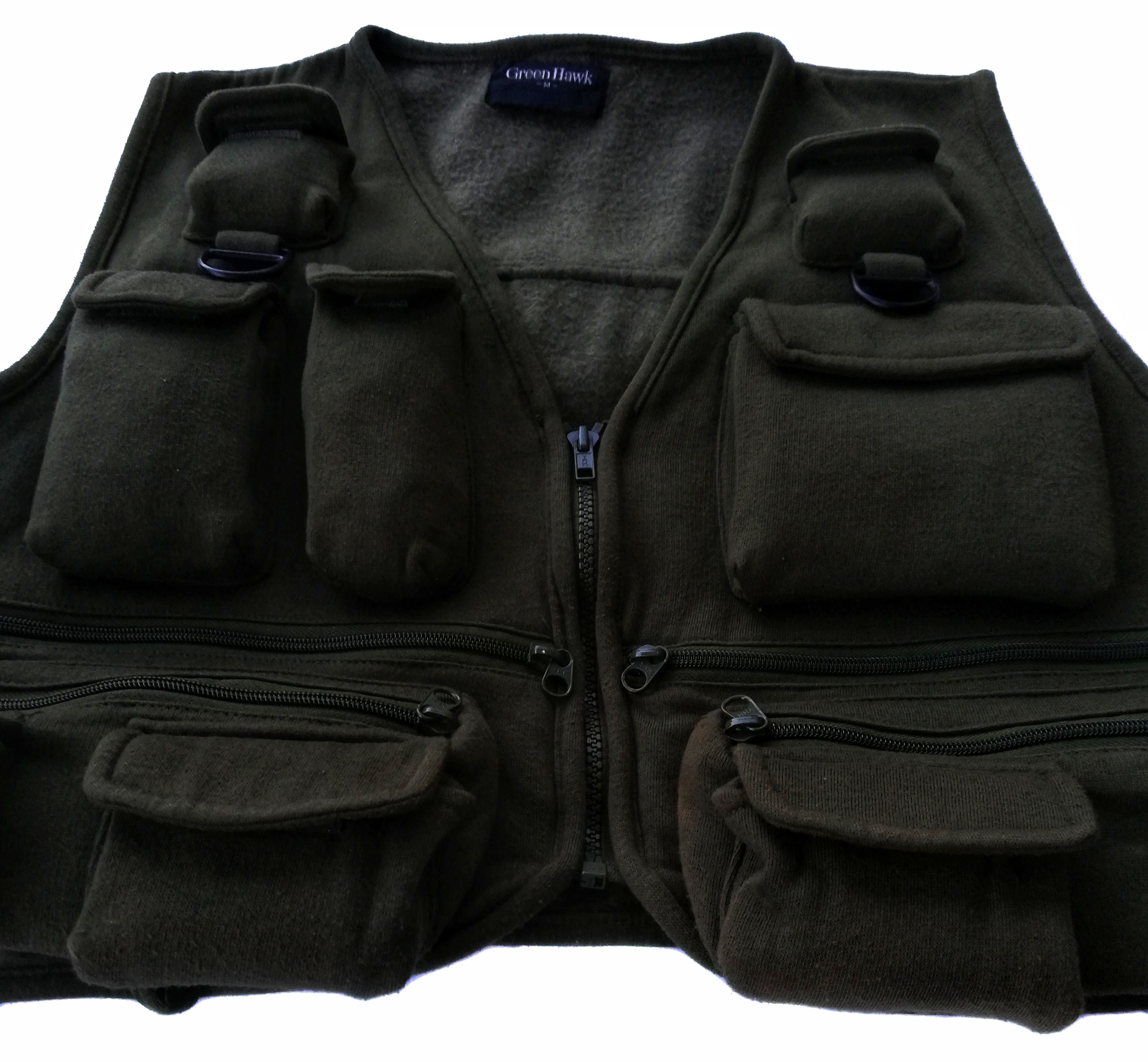 Designer × Japanese Brand 🔥Green Hawk Tactical Utility Multi Pocket Vest Jacket🔥 Size US M / EU 48-50 / 2 - 4 Thumbnail