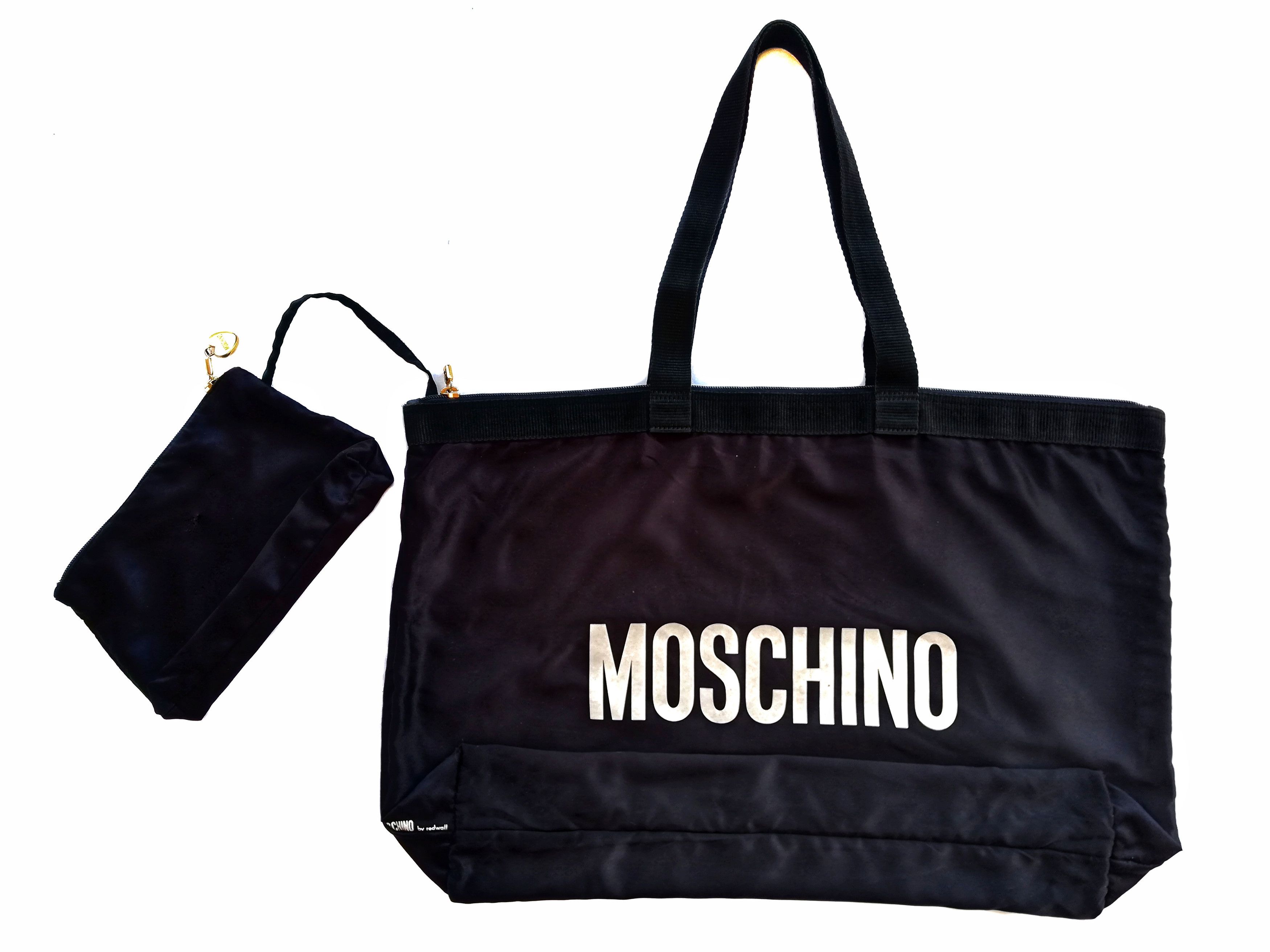 Moschino 🔥AW79 🇮🇹 MOSCHINO by REDWALL Design Big Logo Tote Bag Size ONE SIZE - 1 Thumbnail