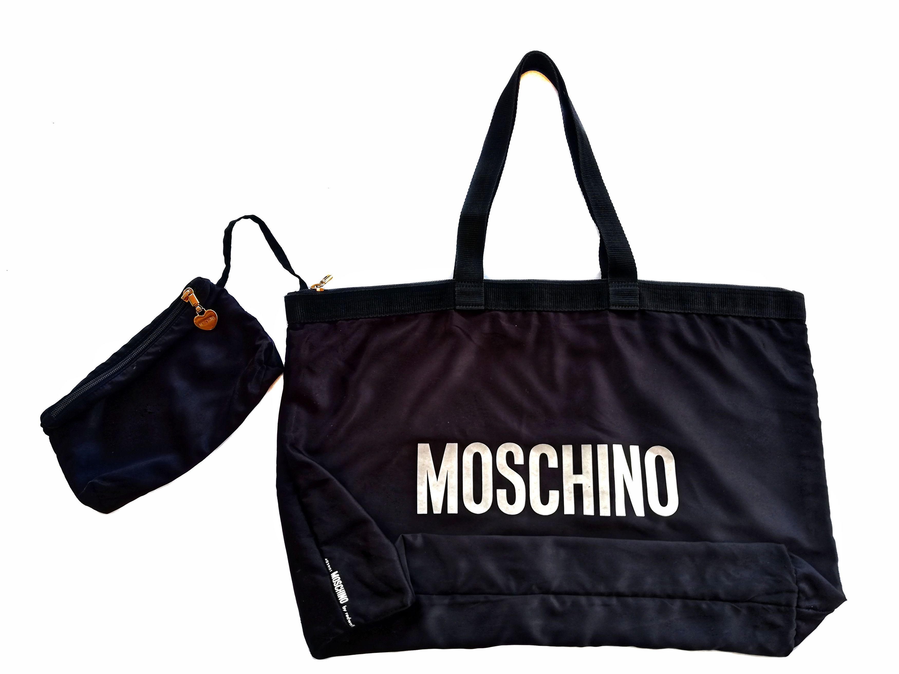 Moschino 🔥AW79 🇮🇹 MOSCHINO by REDWALL Design Big Logo Tote Bag Size ONE SIZE - 8 Thumbnail