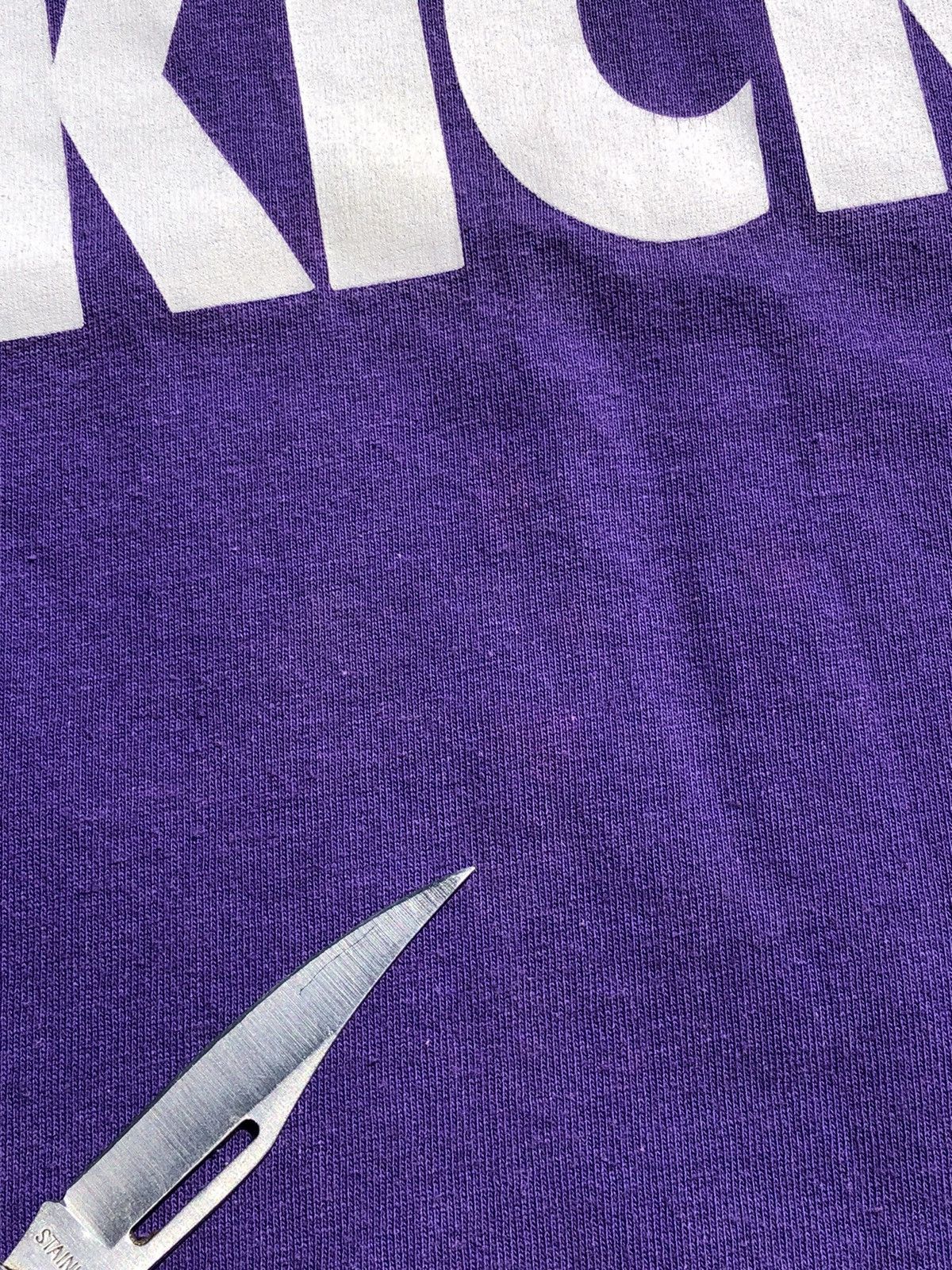Nike Vintage 2000s Nike The King of Kicks NIke Air Purple Tee Size US L / EU 52-54 / 3 - 8 Thumbnail