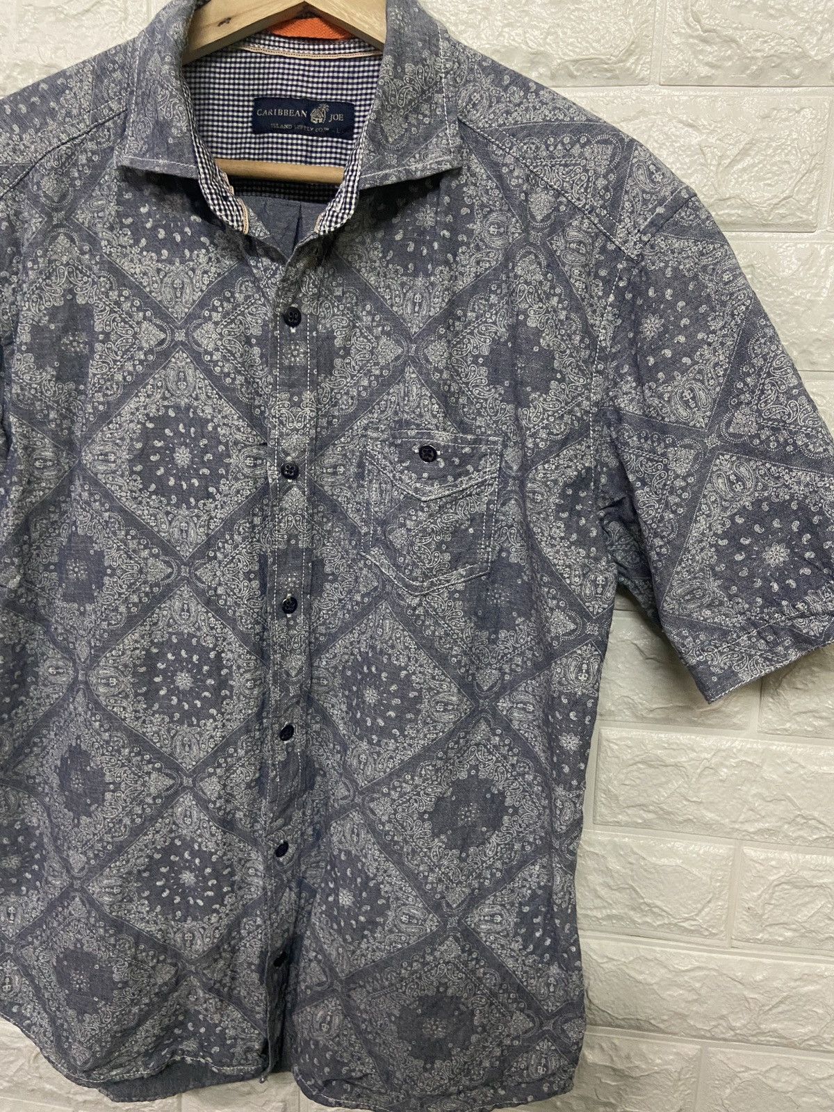 Caribbean × Japanese Brand Caribbean Joe Island Supply Bandana Paisley Button Up Shirt Size US L / EU 52-54 / 3 - 3 Thumbnail