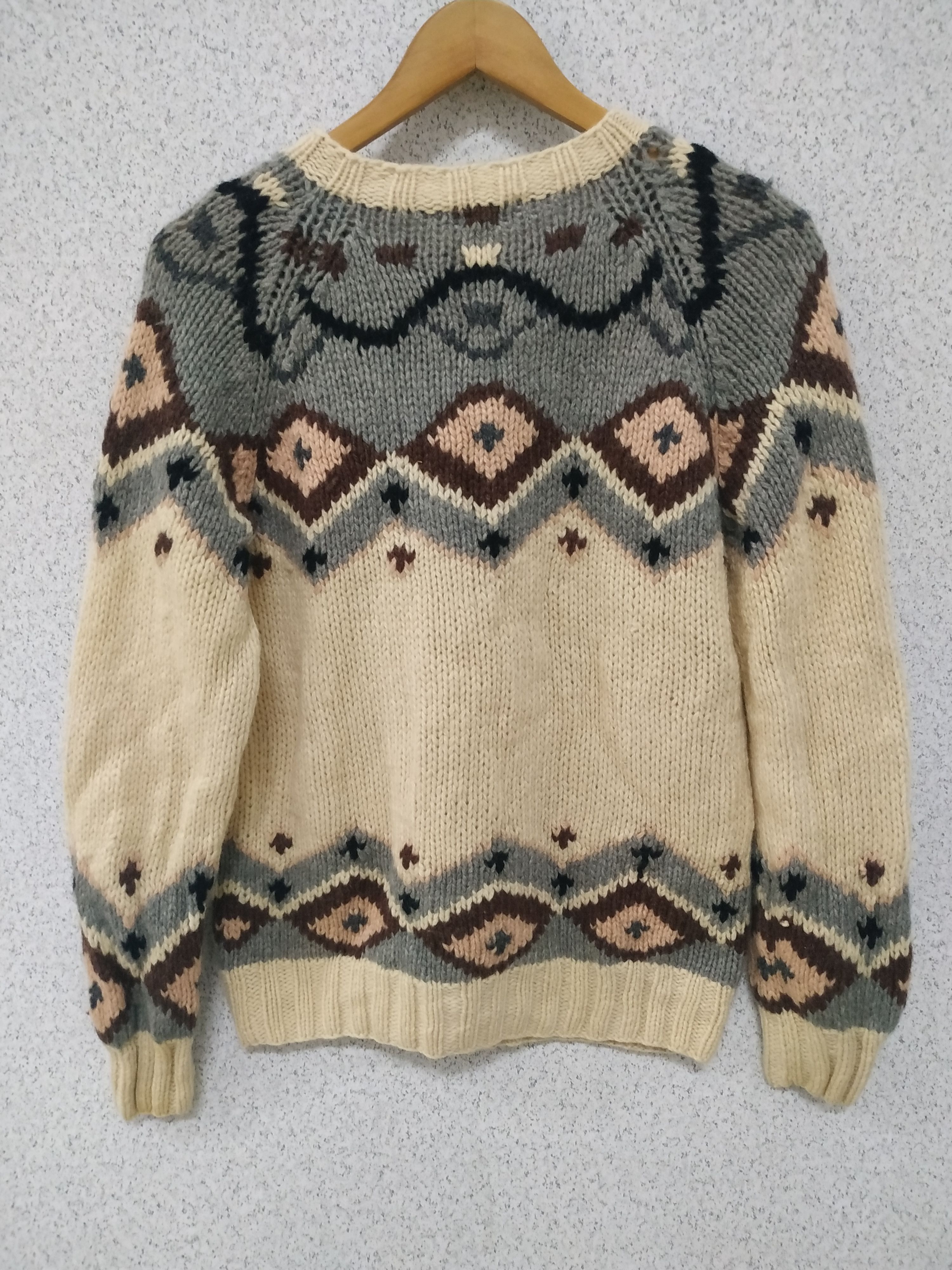 Vintage Vintage Vent Violet Knitwear Sweater Size US M / EU 48-50 / 2 - 2 Thumbnail
