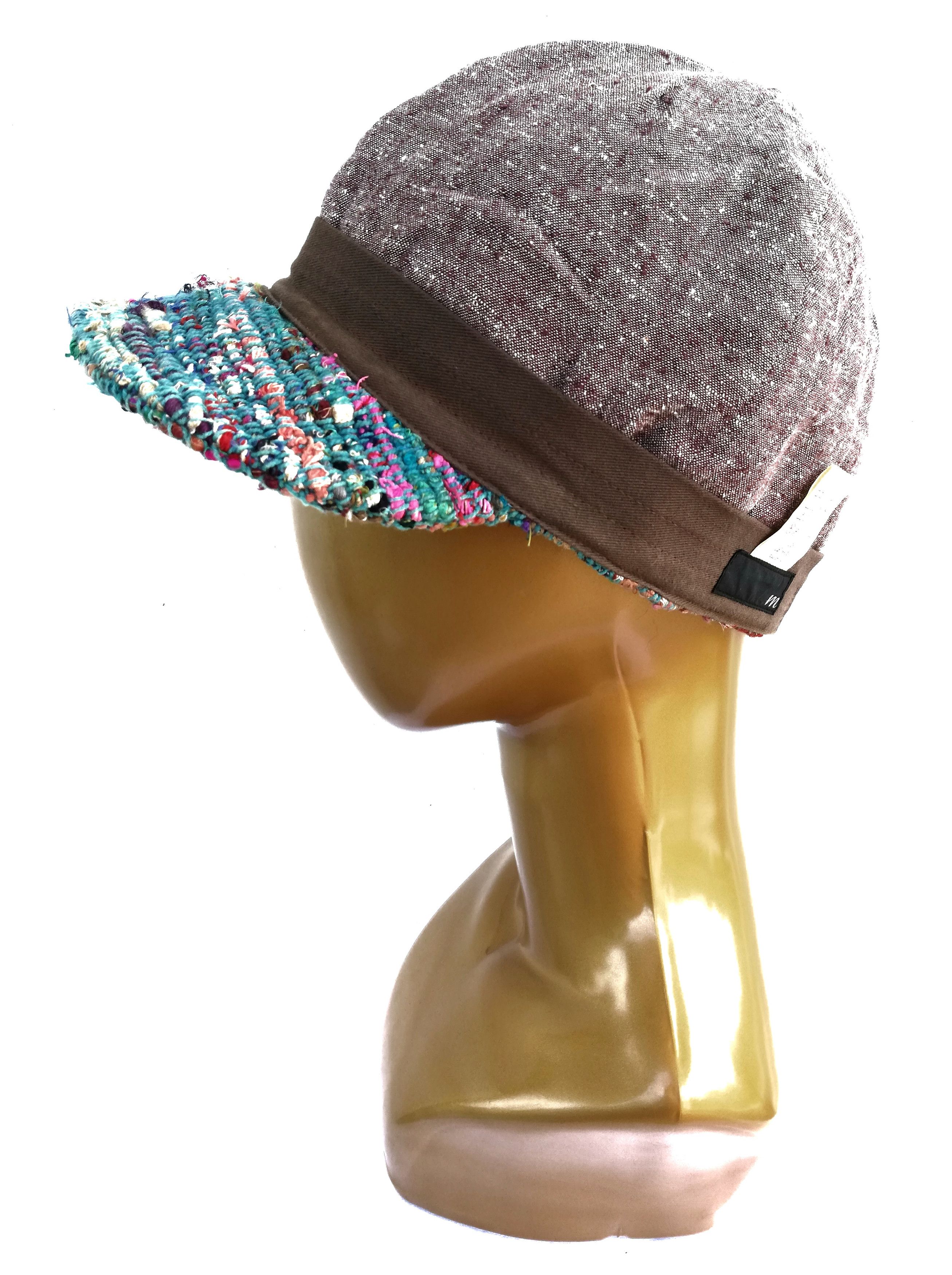 Art Comes First × Japanese Brand 🔥Design Iconic Style Kapital Kountry Boro Newsboy Cap🔥 Size ONE SIZE - 9 Thumbnail