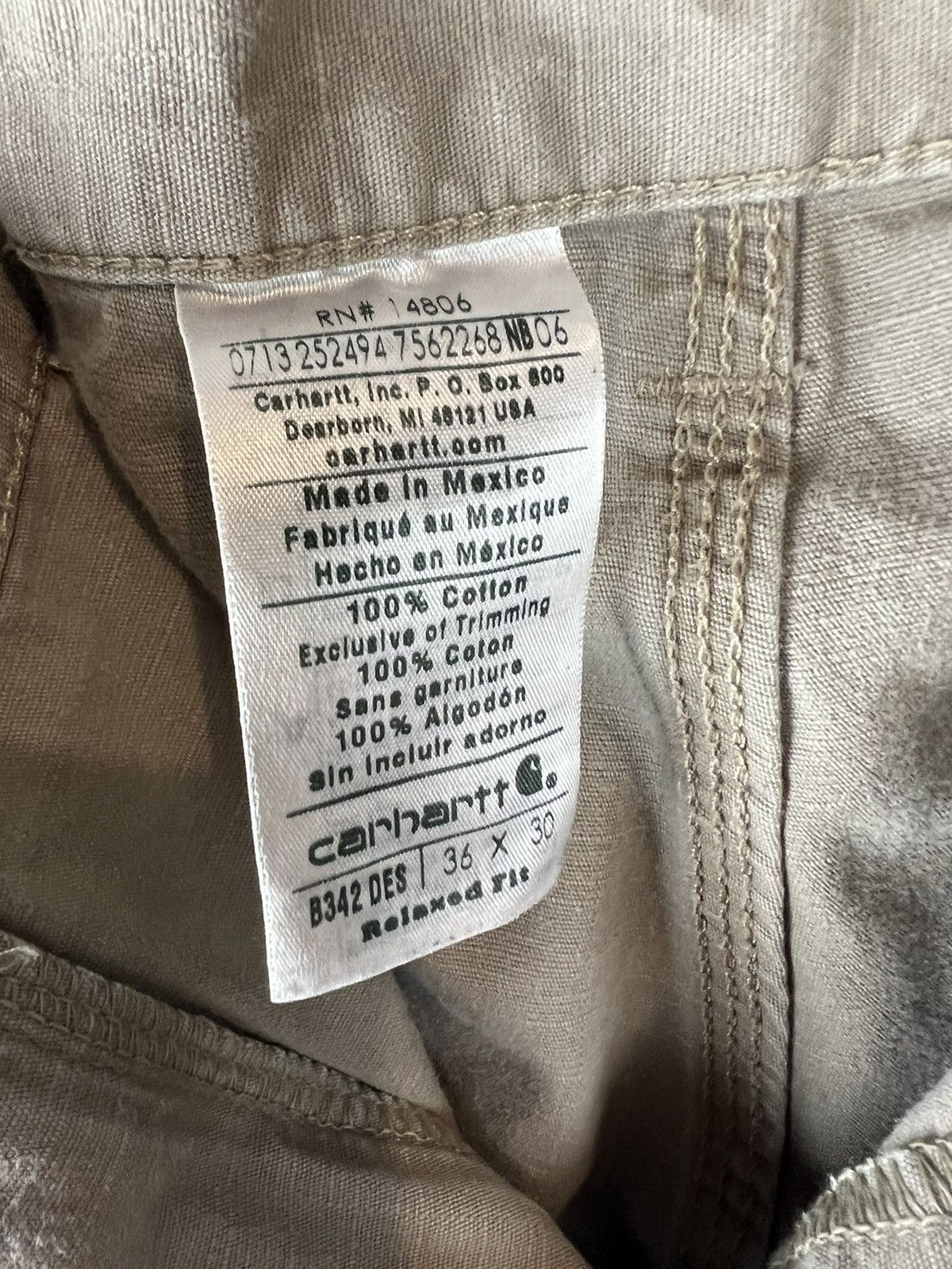 Carhartt Vintage carhartt cargopants Size US 35 - 6 Thumbnail