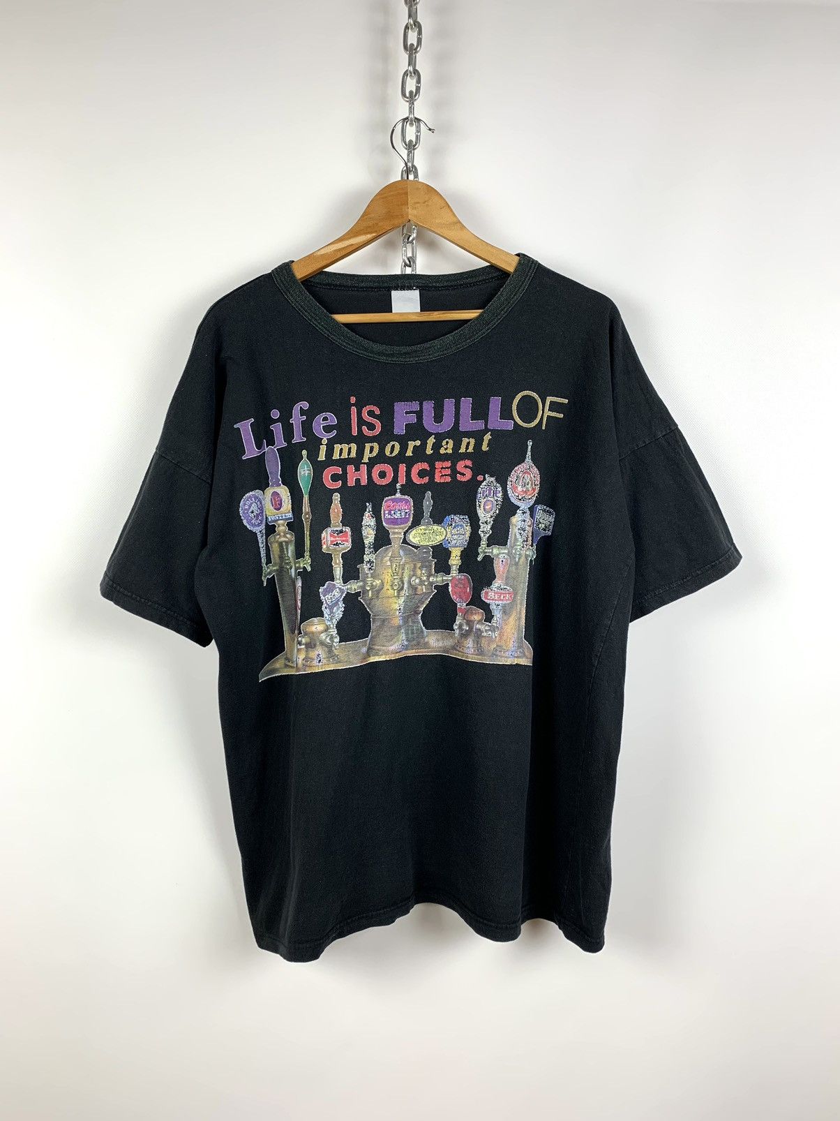 Vintage Life Is Full Of Important Choices Beer 🍺 T-Shirt