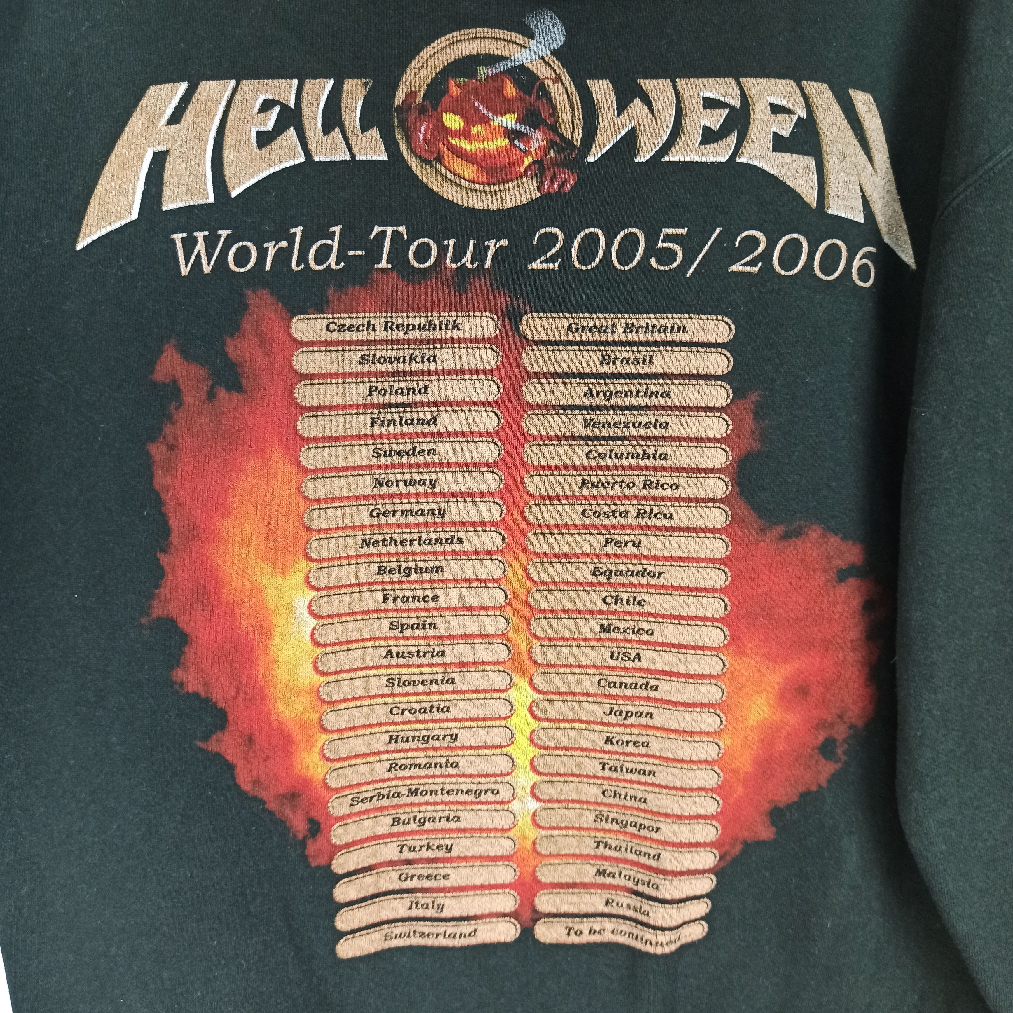 Band Tees Rare🔥 Helloween Band Rock Tour 05/06 Hoodie Size US M / EU 48-50 / 2 - 6 Thumbnail
