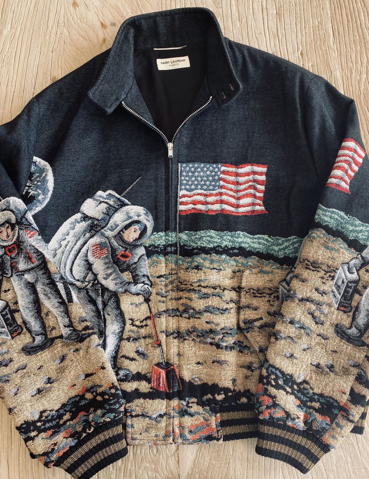 Hedi Slimane × Saint Laurent Paris SS16 Moon Landing Bomber Size US S / EU 44-46 / 1 - 6 Thumbnail