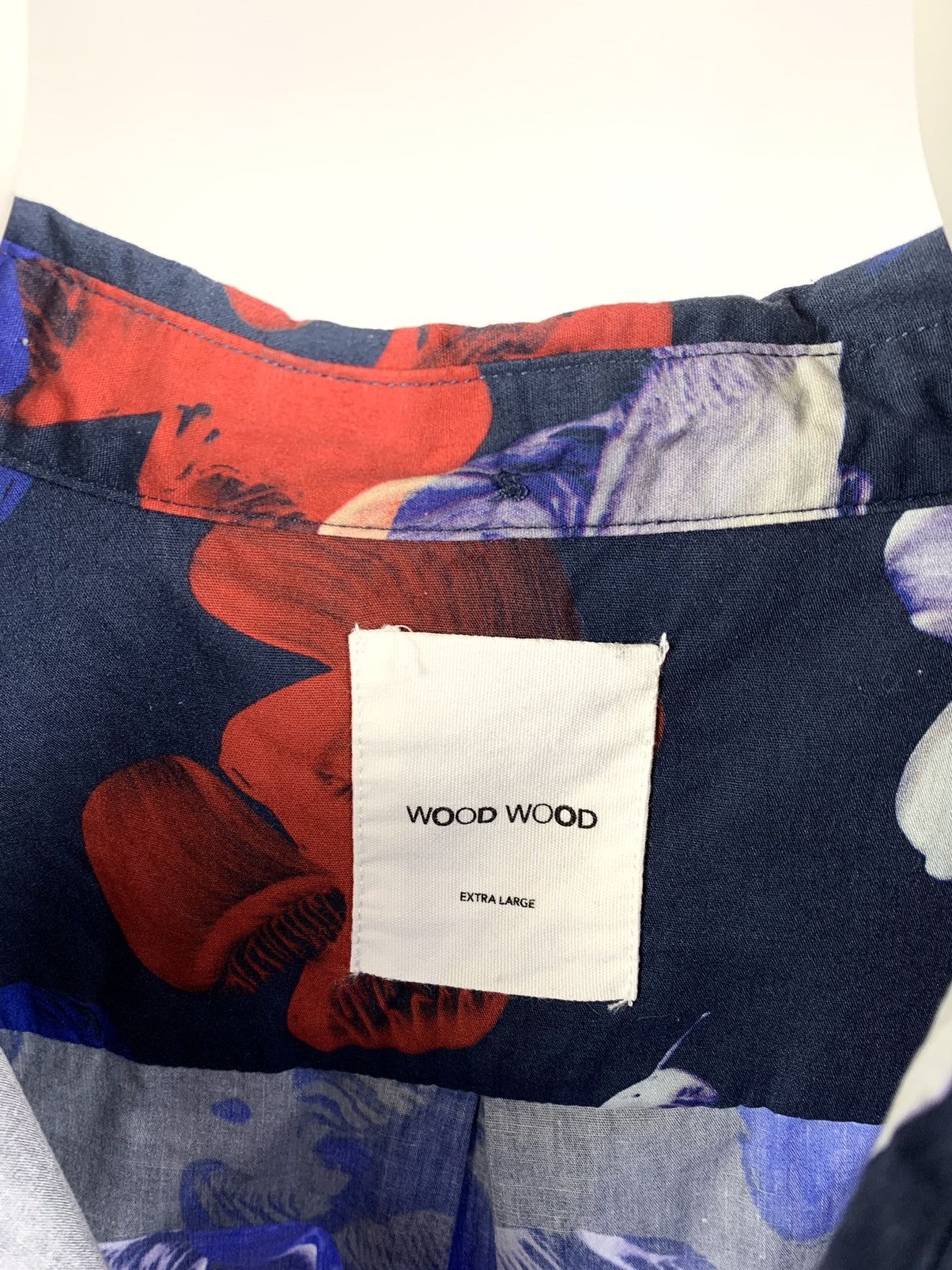 Wood Wood Wood Wood Jellyfish Crazy Print Long Sleeve Button Shirt Size US XL / EU 56 / 4 - 12 Thumbnail