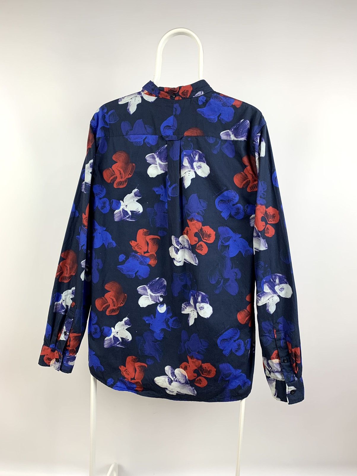Wood Wood Wood Wood Jellyfish Crazy Print Long Sleeve Button Shirt Size US XL / EU 56 / 4 - 8 Thumbnail