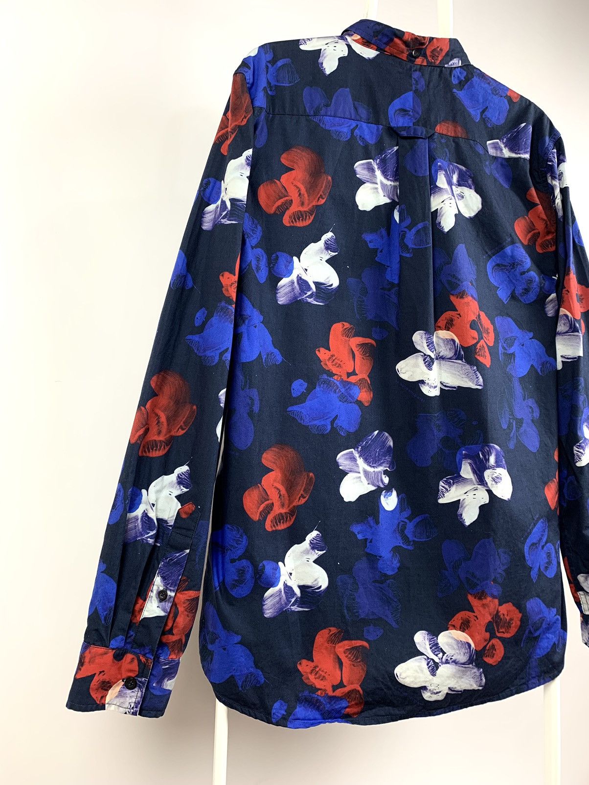 Wood Wood Wood Wood Jellyfish Crazy Print Long Sleeve Button Shirt Size US XL / EU 56 / 4 - 10 Thumbnail