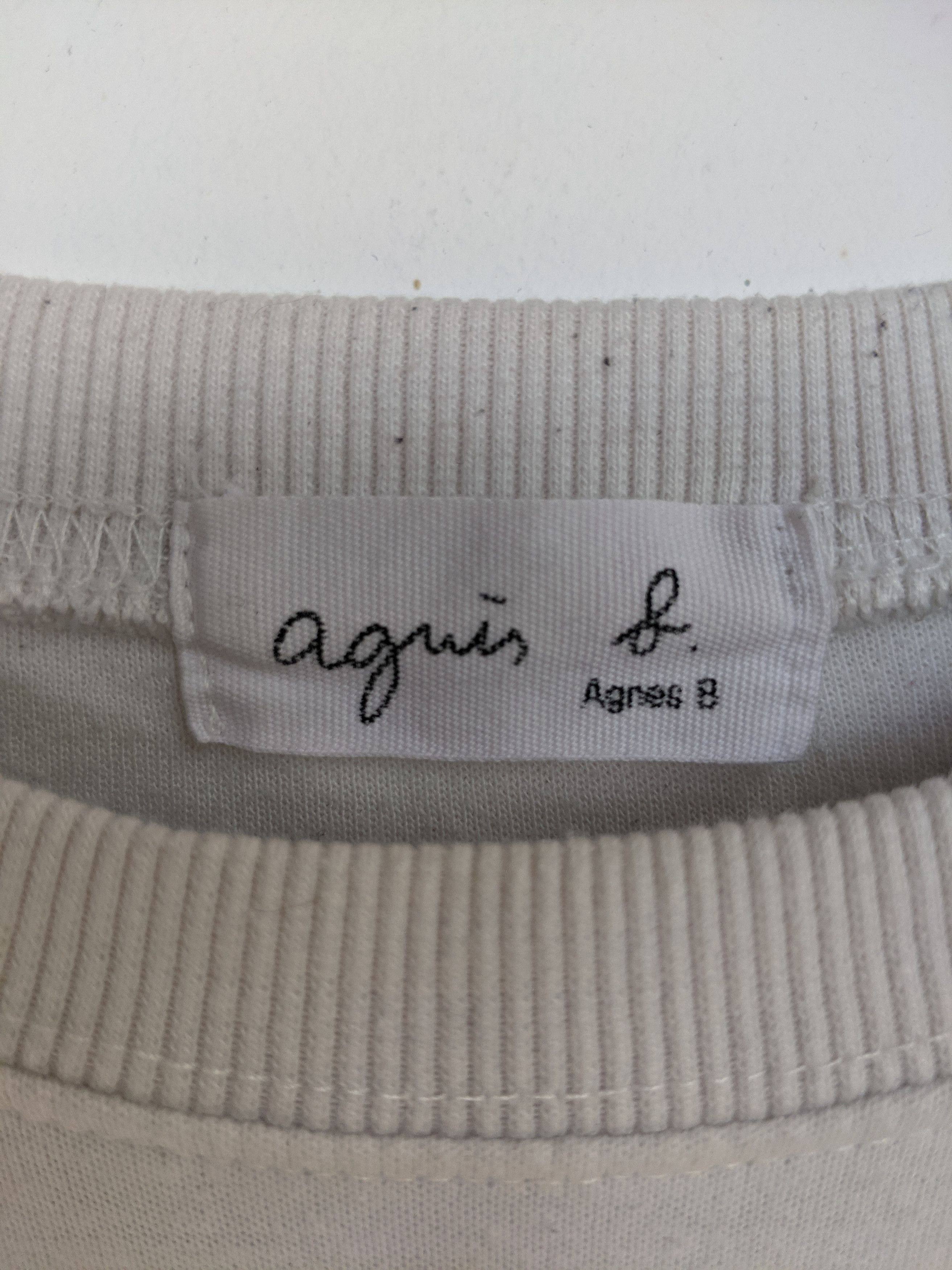 agnes b. Agnes B. Embroidery Logo Sweatshirt Size US L / EU 52-54 / 3 - 4 Thumbnail