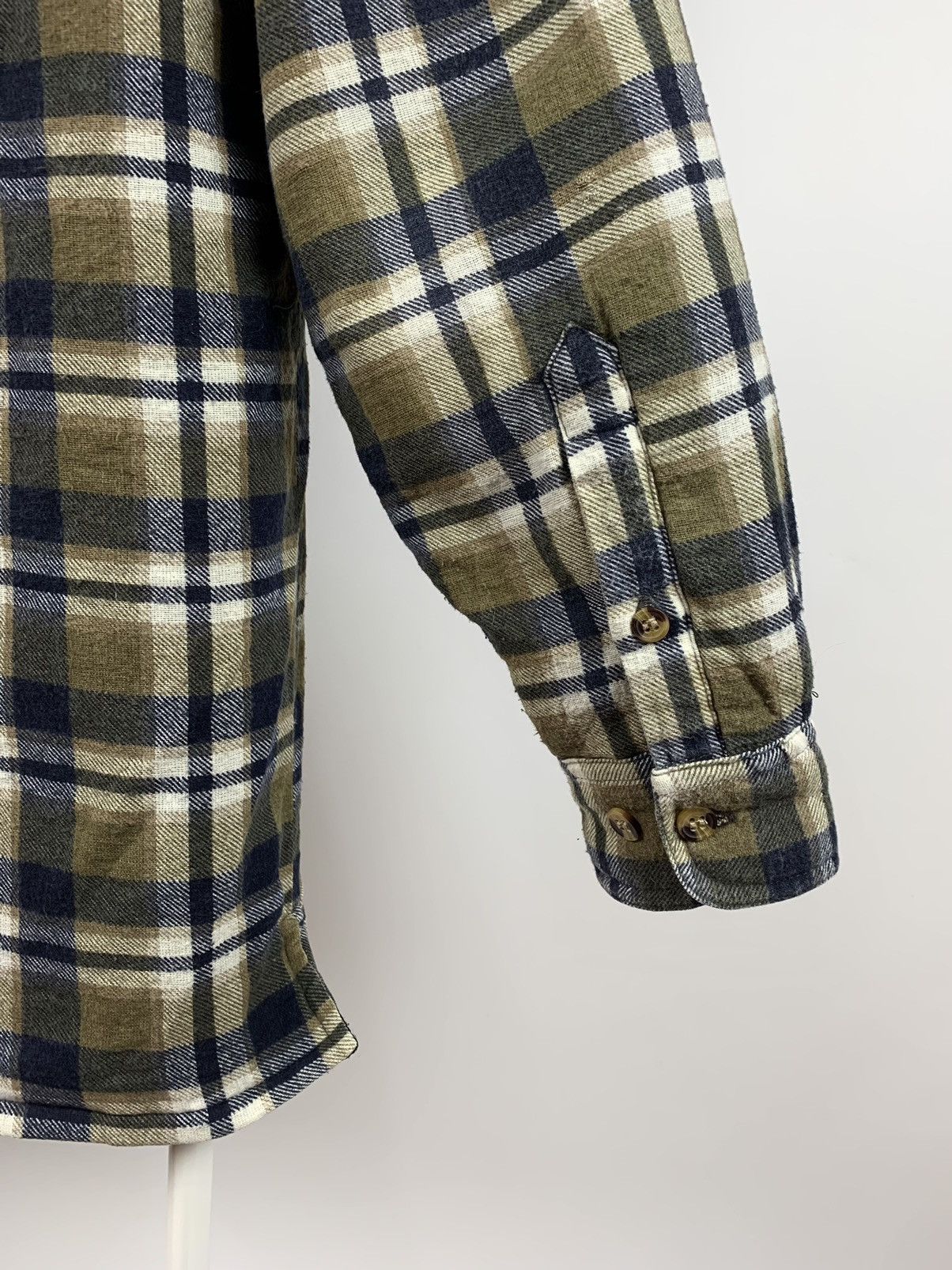 Flannel 90s Vintage Flannel Plaid Jacket Quilted Travis Scott Style Size US M / EU 48-50 / 2 - 10 Thumbnail