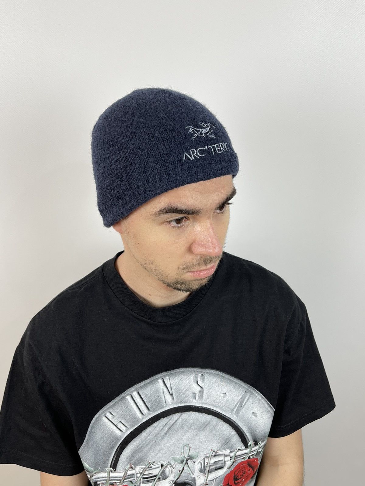 Arc'Teryx Vintage Arcteryx Navy Wool Embroidered Logo Beanie Hats