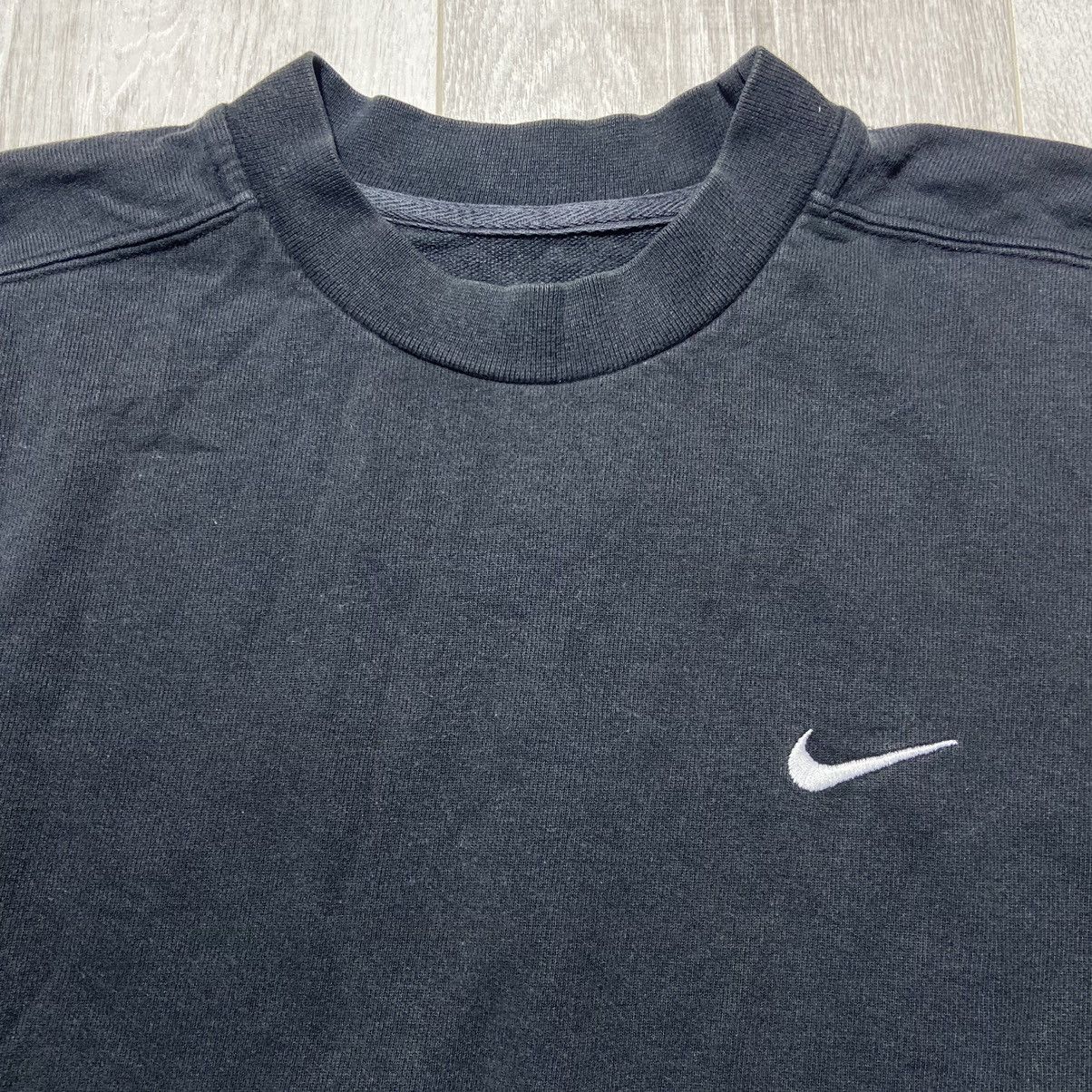 Nike × Vintage Vintage 90s Nike Embroidered Swoosh Logo Sweatshirt Size US L / EU 52-54 / 3 - 4 Thumbnail