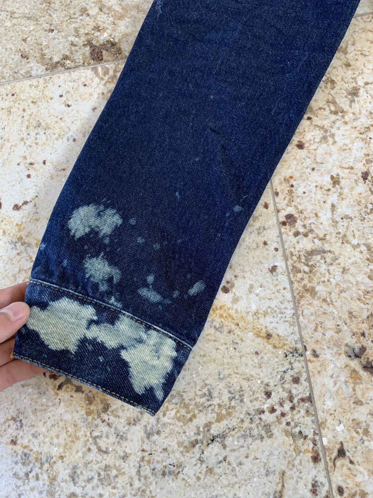 Acne Studios Pass Denim in Dark Blue With Bleach Spots Size US M / EU 48-50 / 2 - 4 Thumbnail