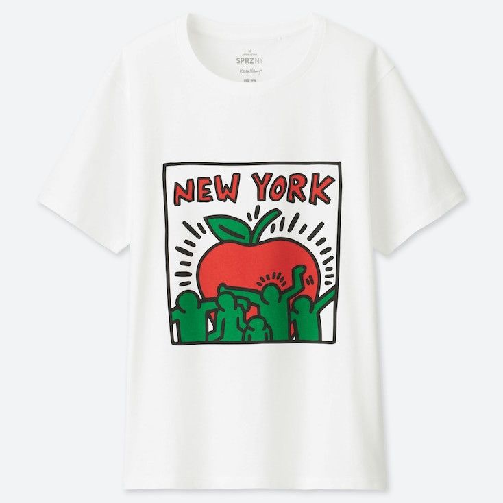 Keith Haring Womens L Uniqlo Keith Haring Pink T-Shirt SPRZ-NY MOMA Tee Size L / US 10 / IT 46 - 1 Thumbnail