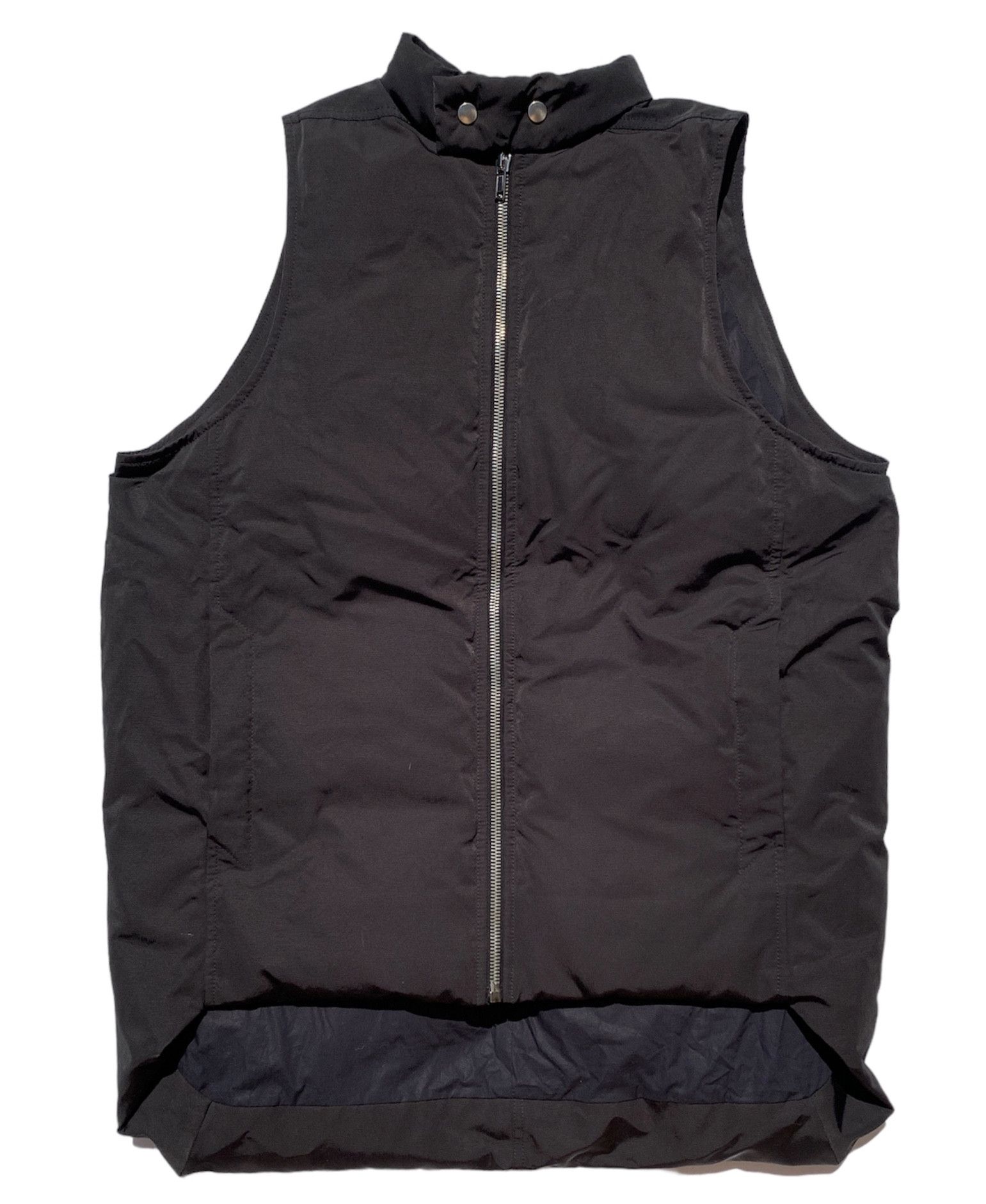 image of Olmar Mirta x Rick Owens Padded Goose Down Tactical Vest Size 50 in Black, Men's