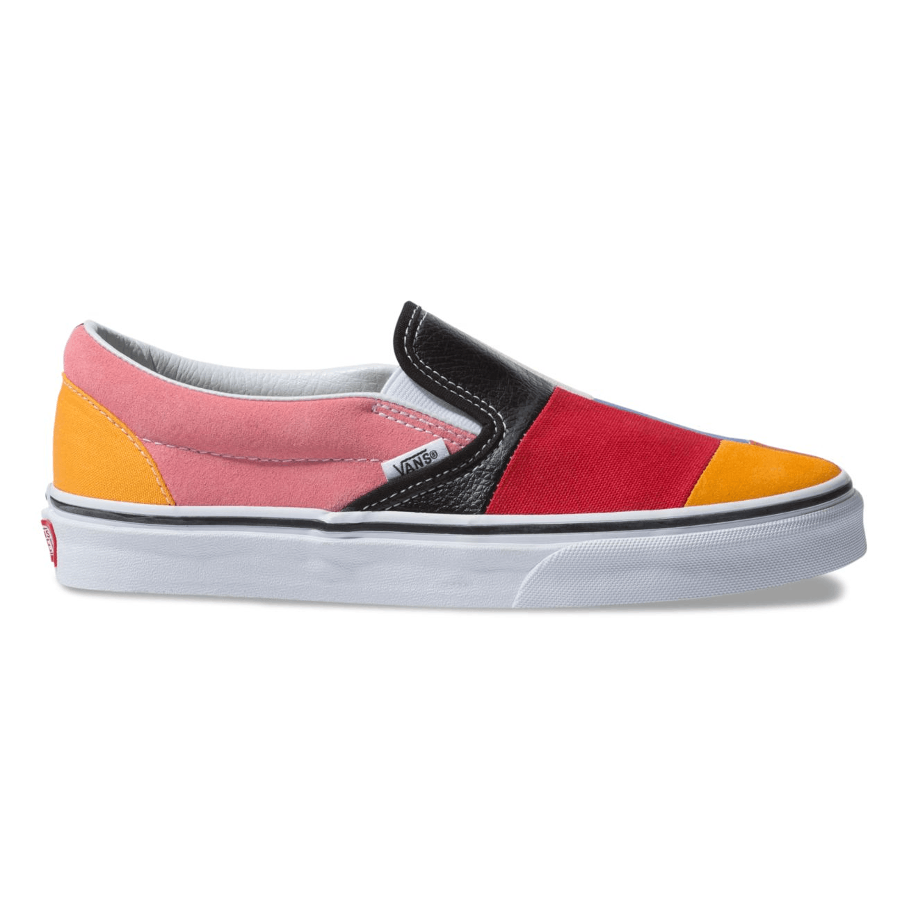 Vans 5 Vans Patchwork Slip On Mulitcolor Canvas Leather Rainbow Size US 5 / EU 37 - 14 Thumbnail