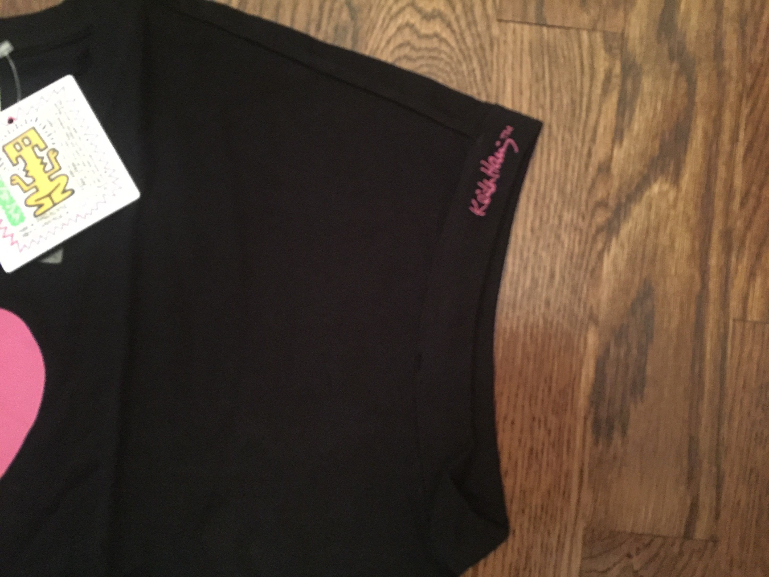 Keith Haring M Women's Uniqlo Keith Haring Black Heart T-Shirt SPRZ Tee Size M / US 6-8 / IT 42-44 - 2 Thumbnail