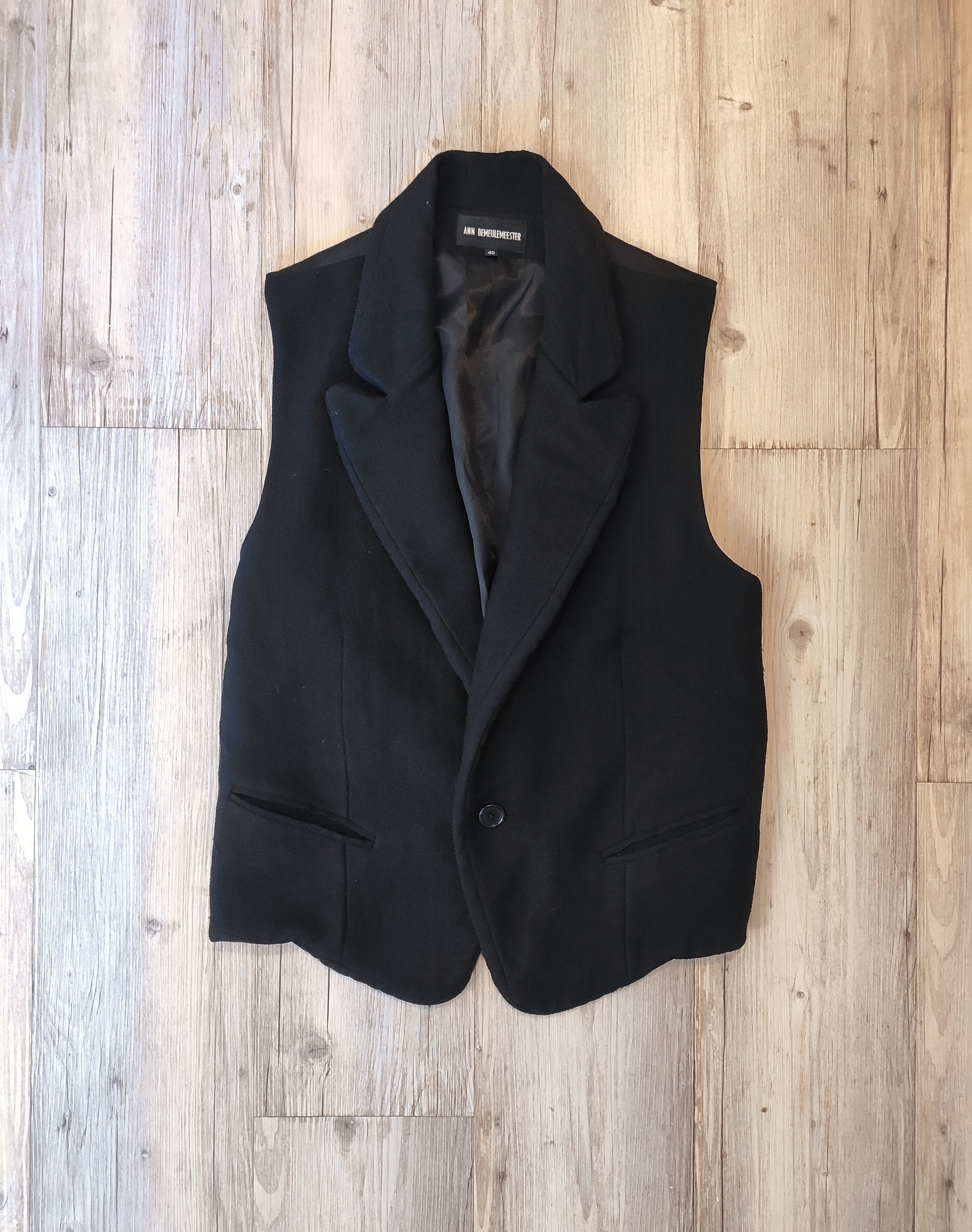 Ann Demeulemeester RARE vest.Like Elena Dawson or Comme des Garcons Size US XXS / EU 40 - 4 Thumbnail