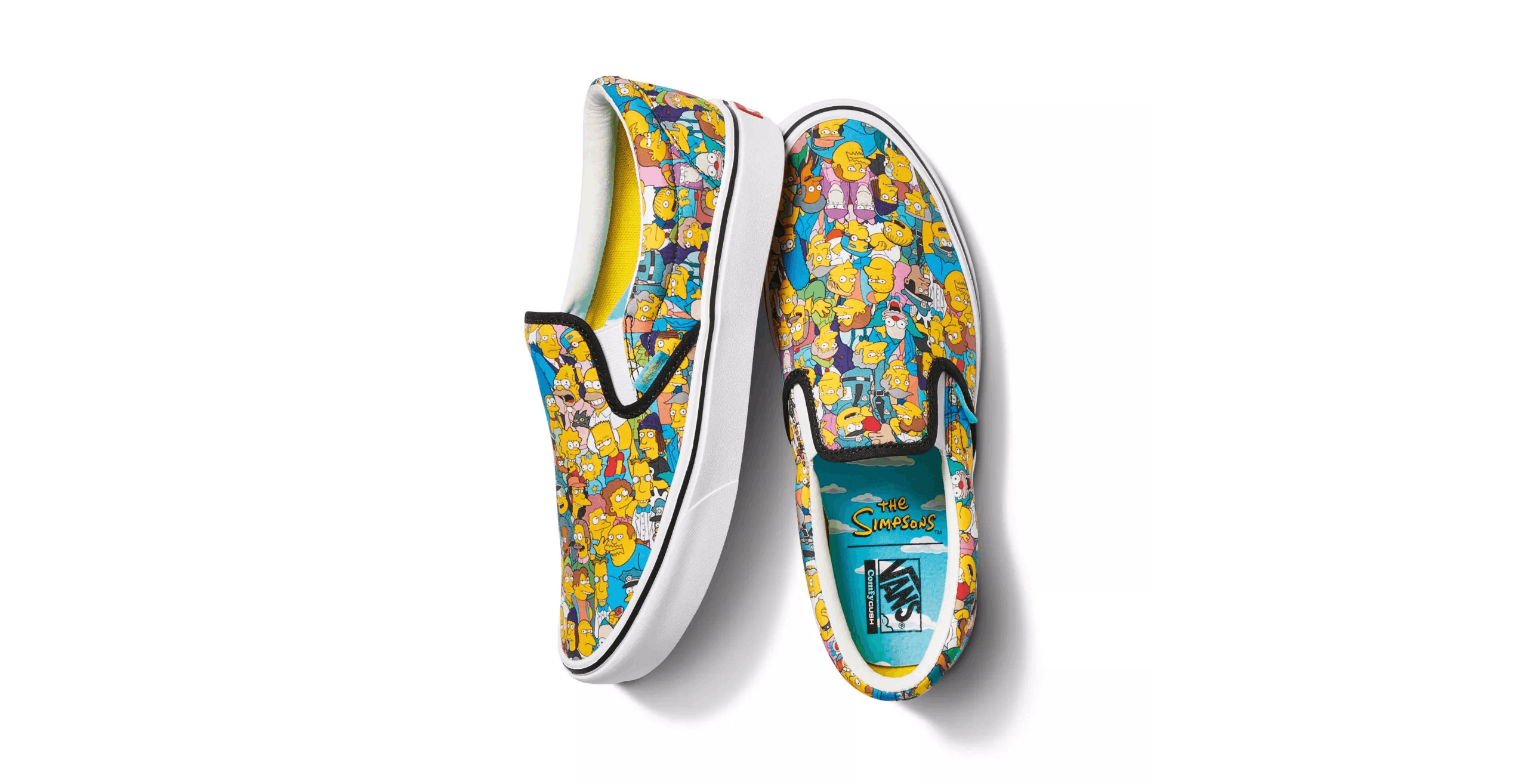 The Simpsons × Vans Size US 9 Vans Slip Ons The Simpsons Collage Comfycush Size US 9 / EU 42 - 2 Thumbnail