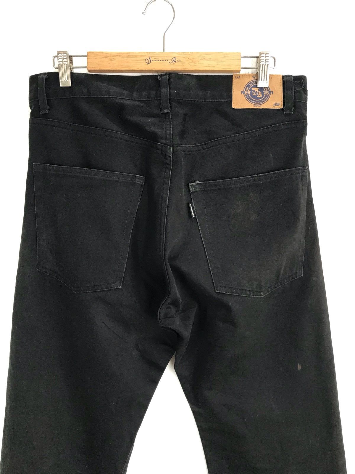 GOODENOUGH Japanese Brand Designer GOODENOUGH All Black Pants Size US 33 - 8 Thumbnail