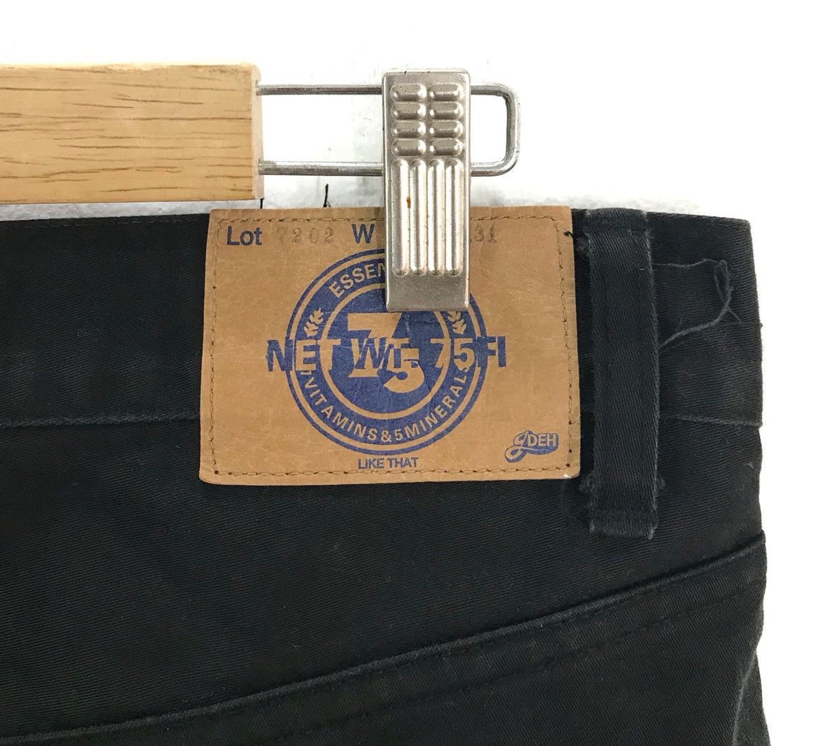 GOODENOUGH Japanese Brand Designer GOODENOUGH All Black Pants Size US 33 - 13 Thumbnail