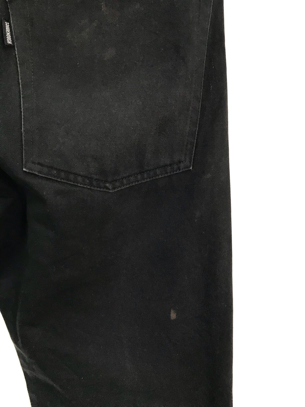 GOODENOUGH Japanese Brand Designer GOODENOUGH All Black Pants Size US 33 - 11 Thumbnail