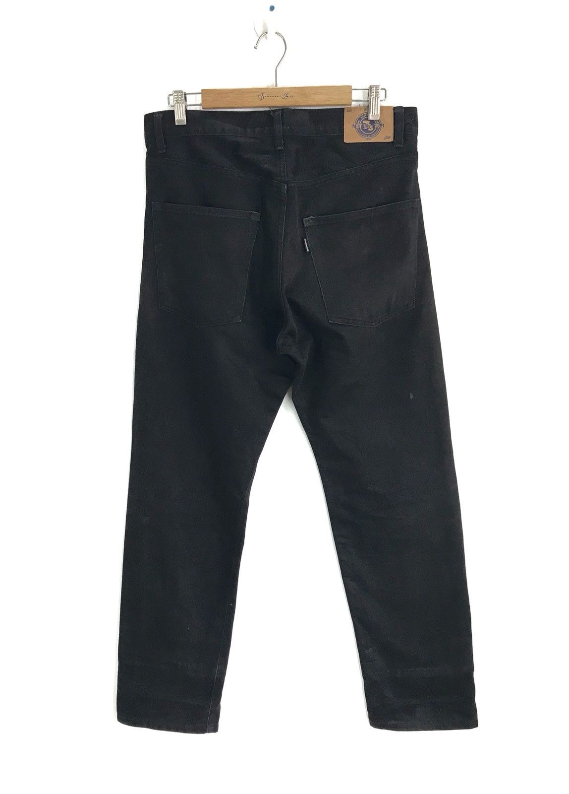 GOODENOUGH Japanese Brand Designer GOODENOUGH All Black Pants Size US 33 - 7 Thumbnail