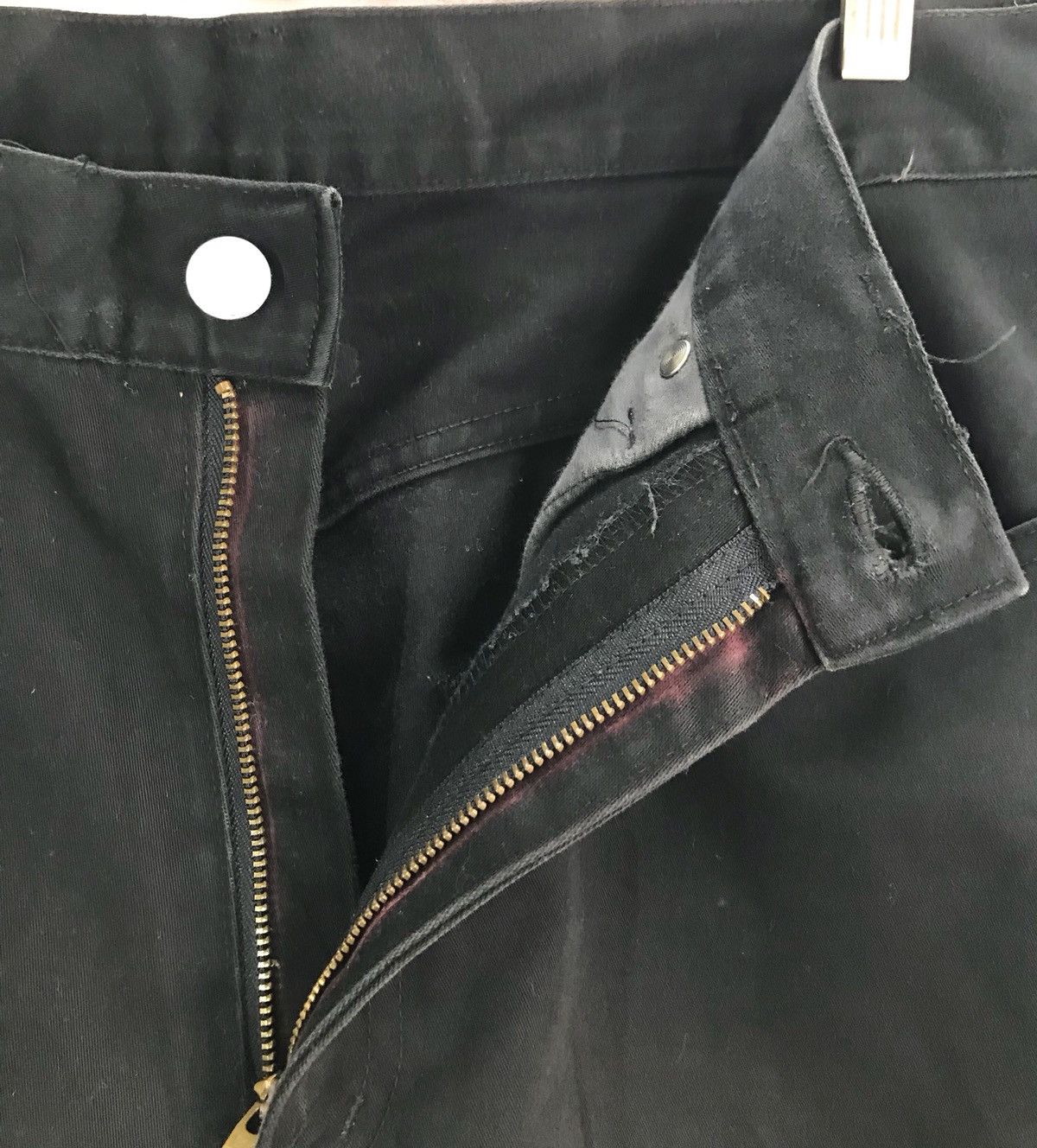 GOODENOUGH Japanese Brand Designer GOODENOUGH All Black Pants Size US 33 - 14 Thumbnail
