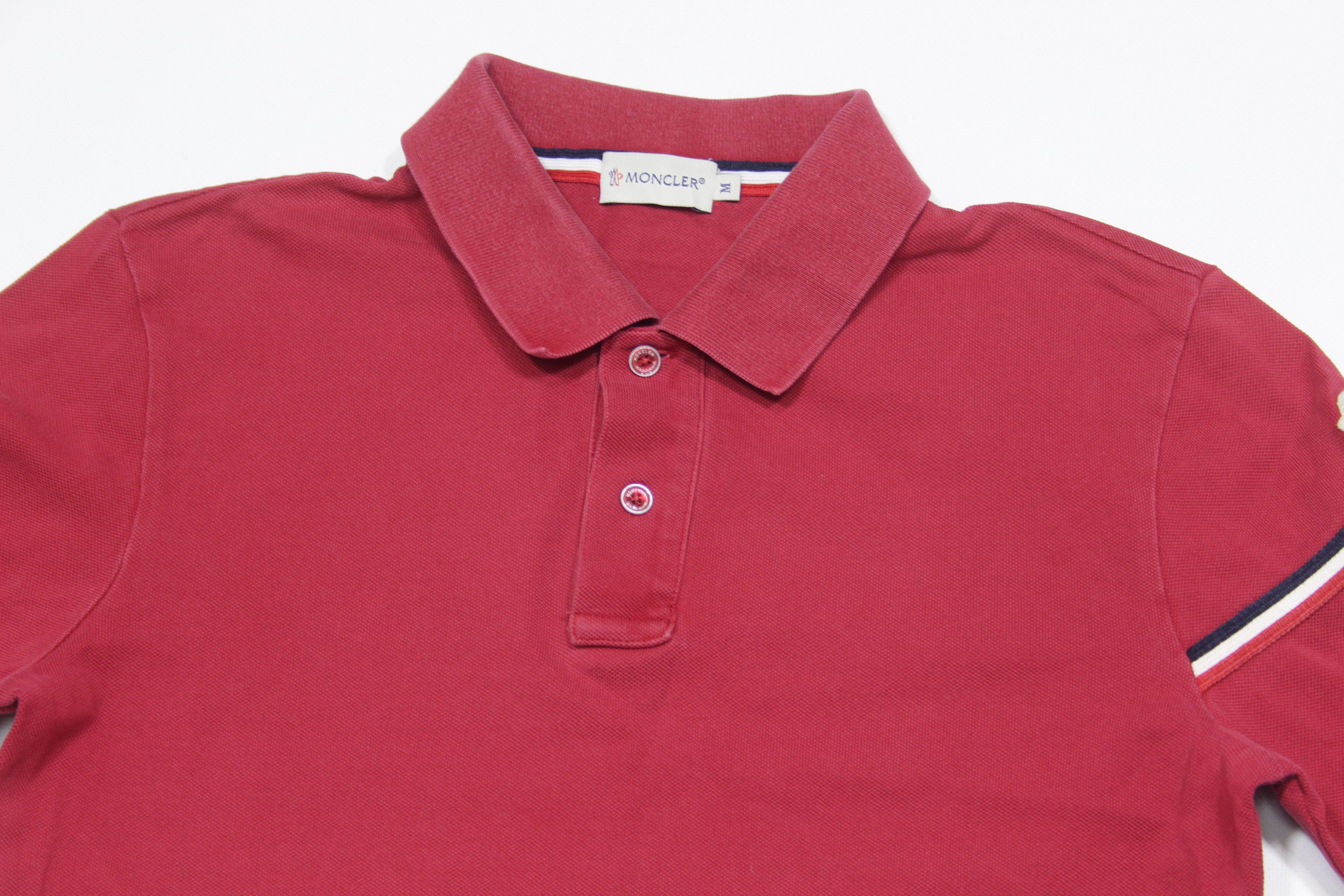 Moncler Maglia Polo Manica Lunga Red Longsleeve Size US S / EU 44-46 / 1 - 3 Thumbnail