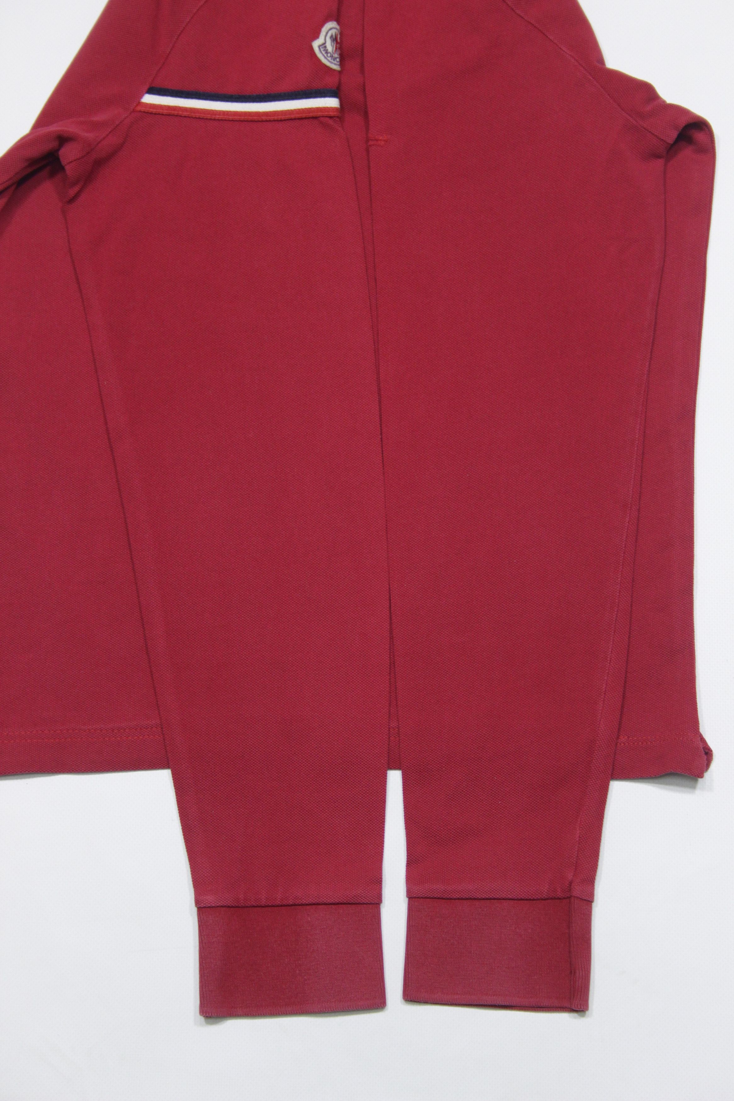 Moncler Maglia Polo Manica Lunga Red Longsleeve Size US S / EU 44-46 / 1 - 6 Thumbnail